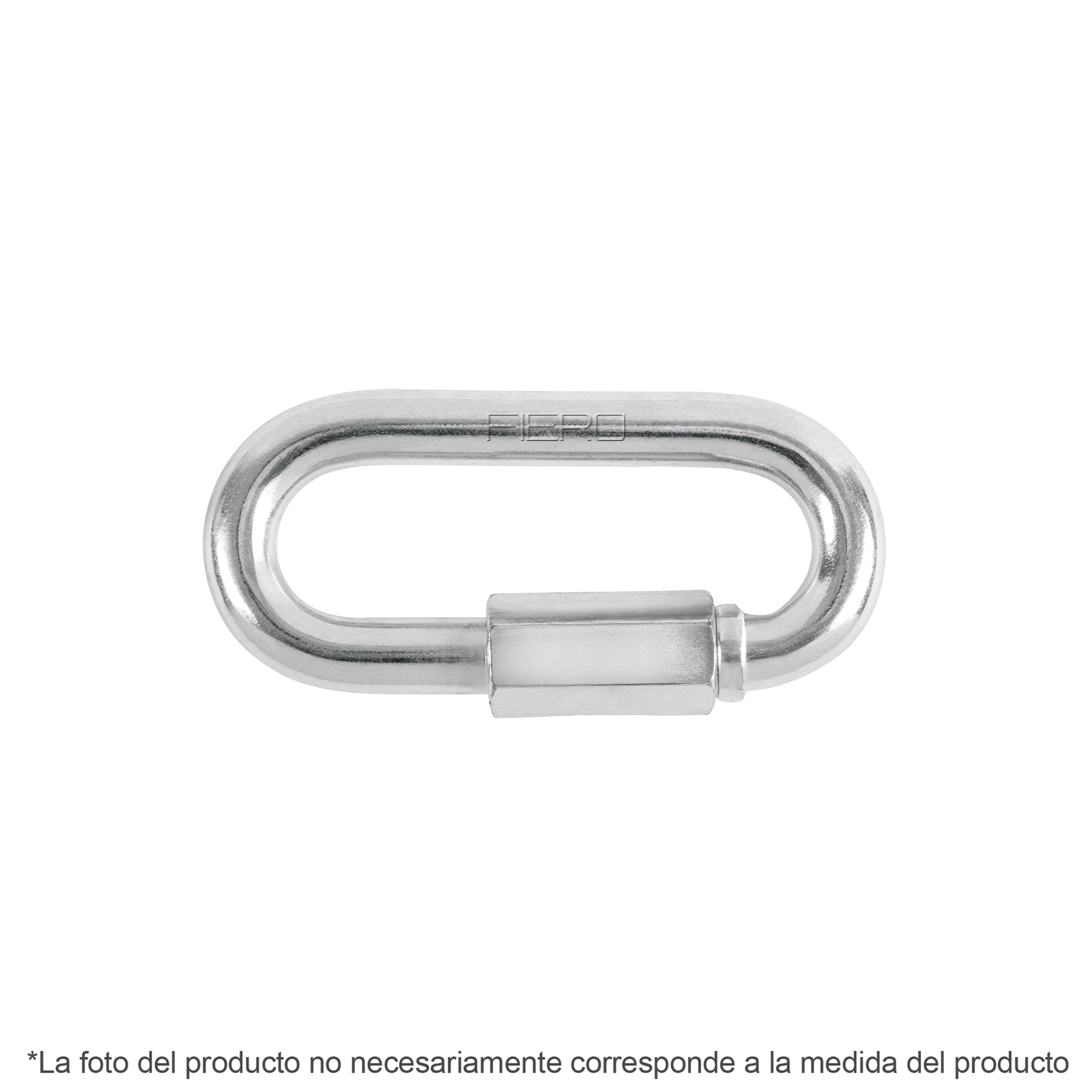 Bandola de acero de 3/8" con seguro, Fiero