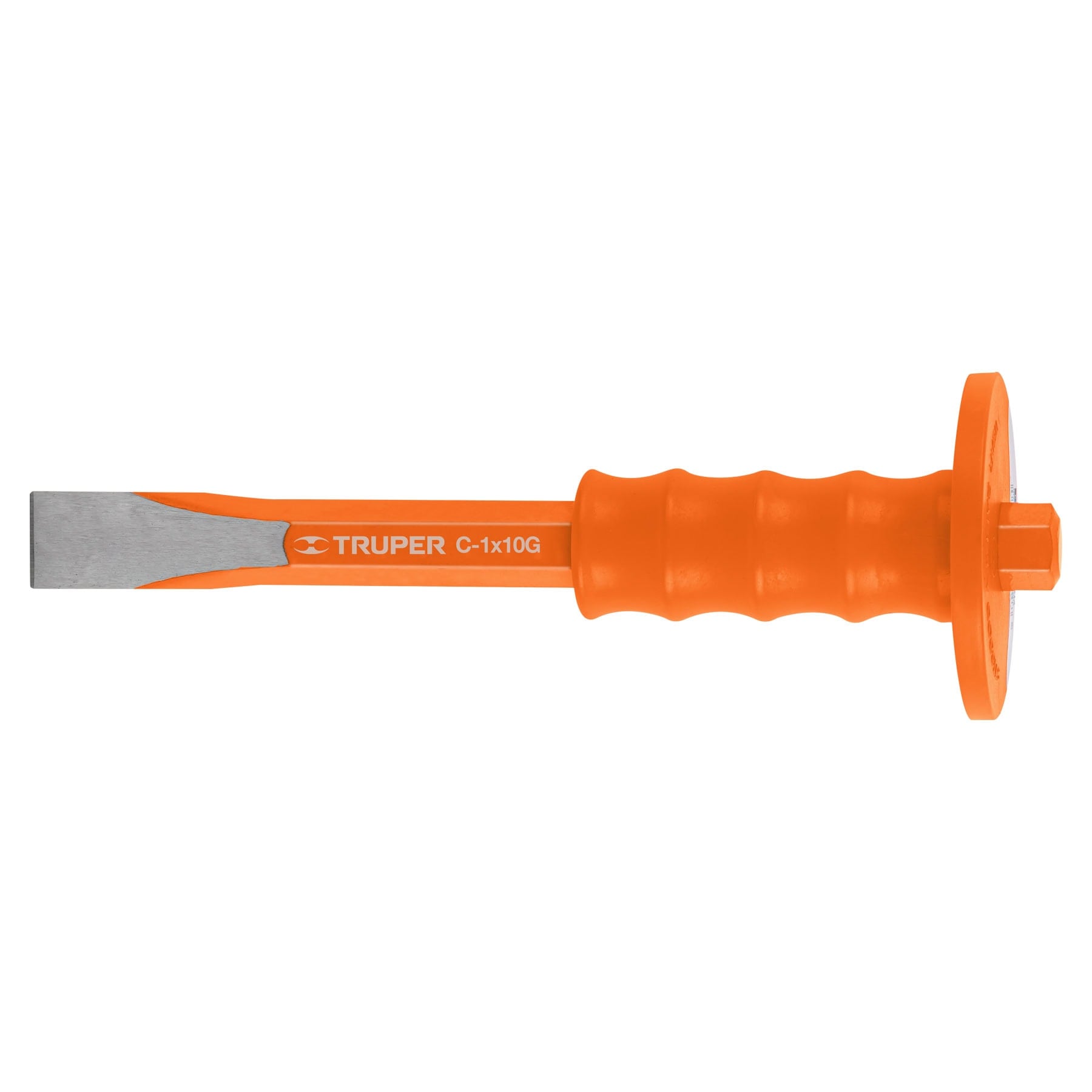 Cincel de corte frío 1 x 10" con grip, Truper