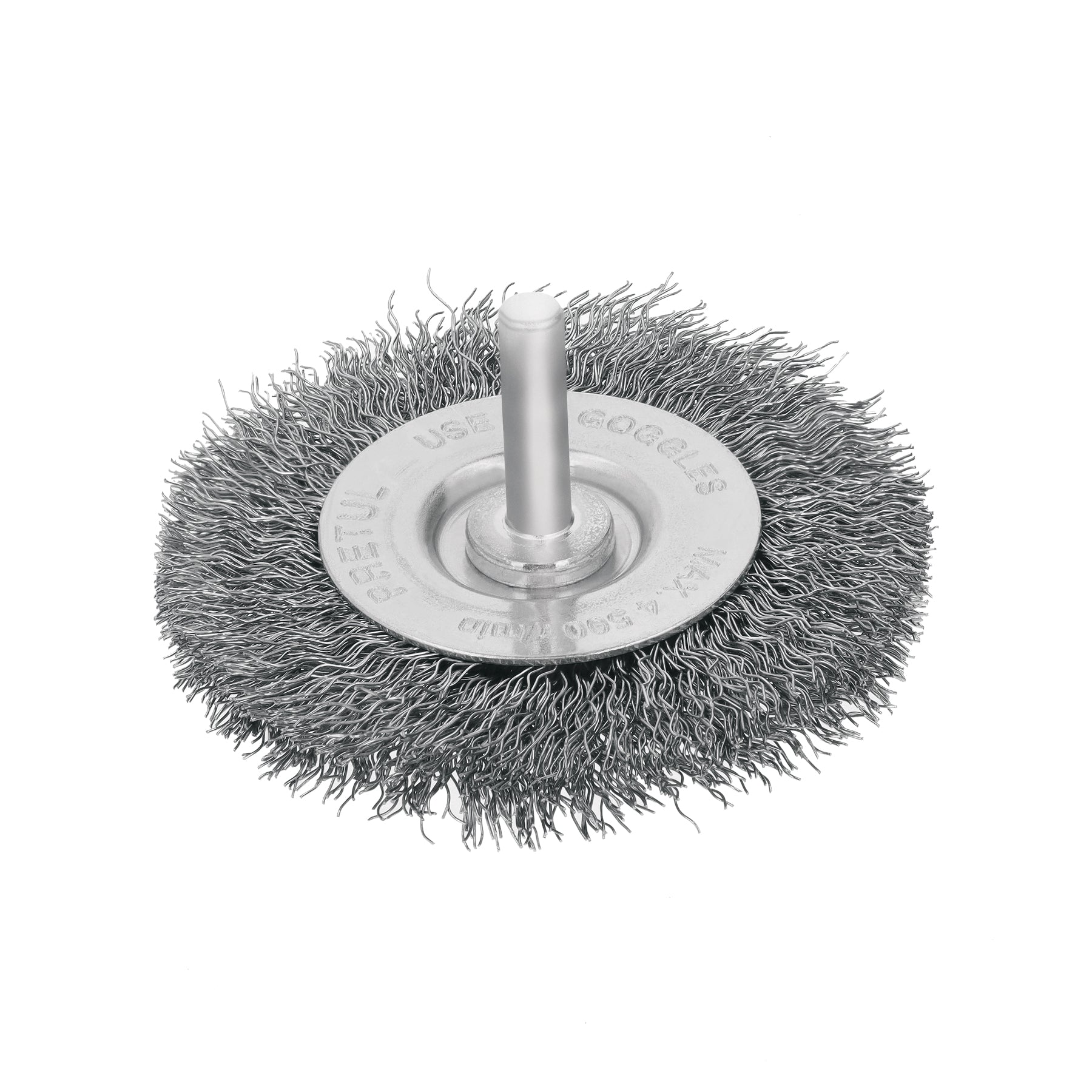 Carda circular 3" alambre grueso para taladro, Pretul