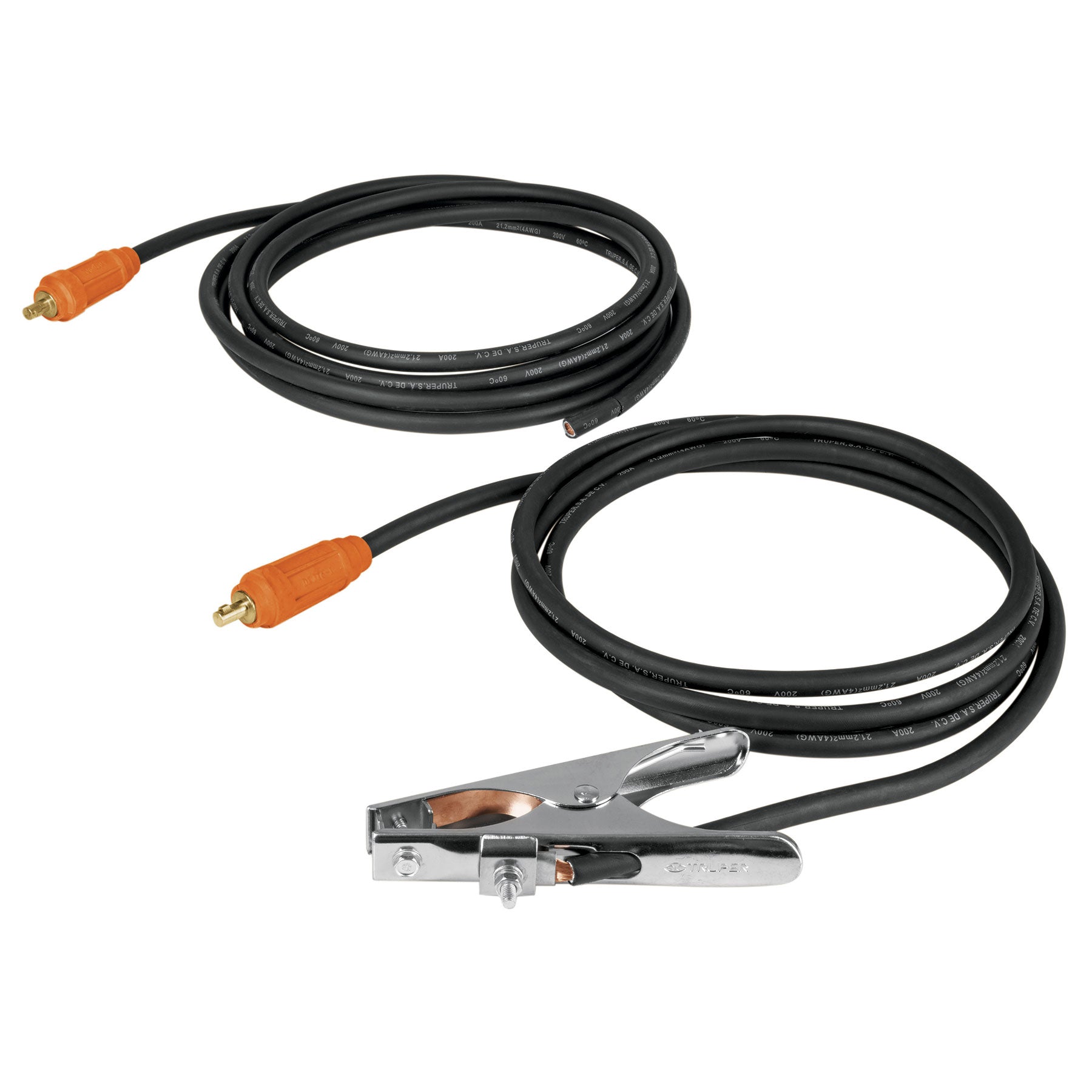 Cables con pinza a tierra para SOT-250A y 250C, 250 A, Truper