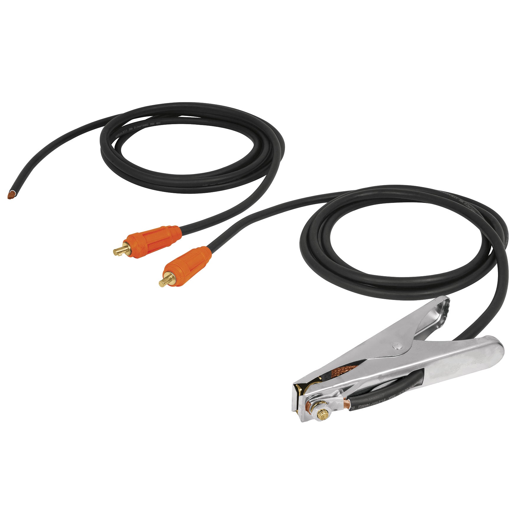 Cables con pinza a tierra para SOT-250A y 250C, 300 A, Truper