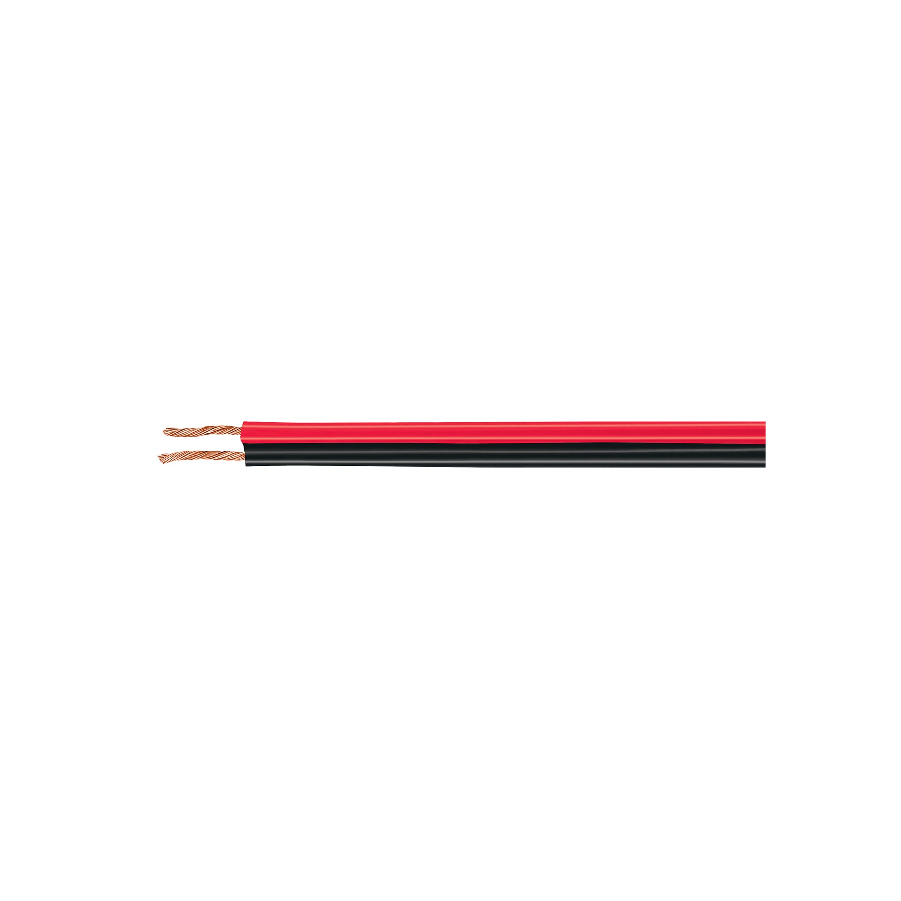 Rollo de 100 m de cable polarizado bicolor para bocina 18 AWG, Volteck, CABO-18B, 46268