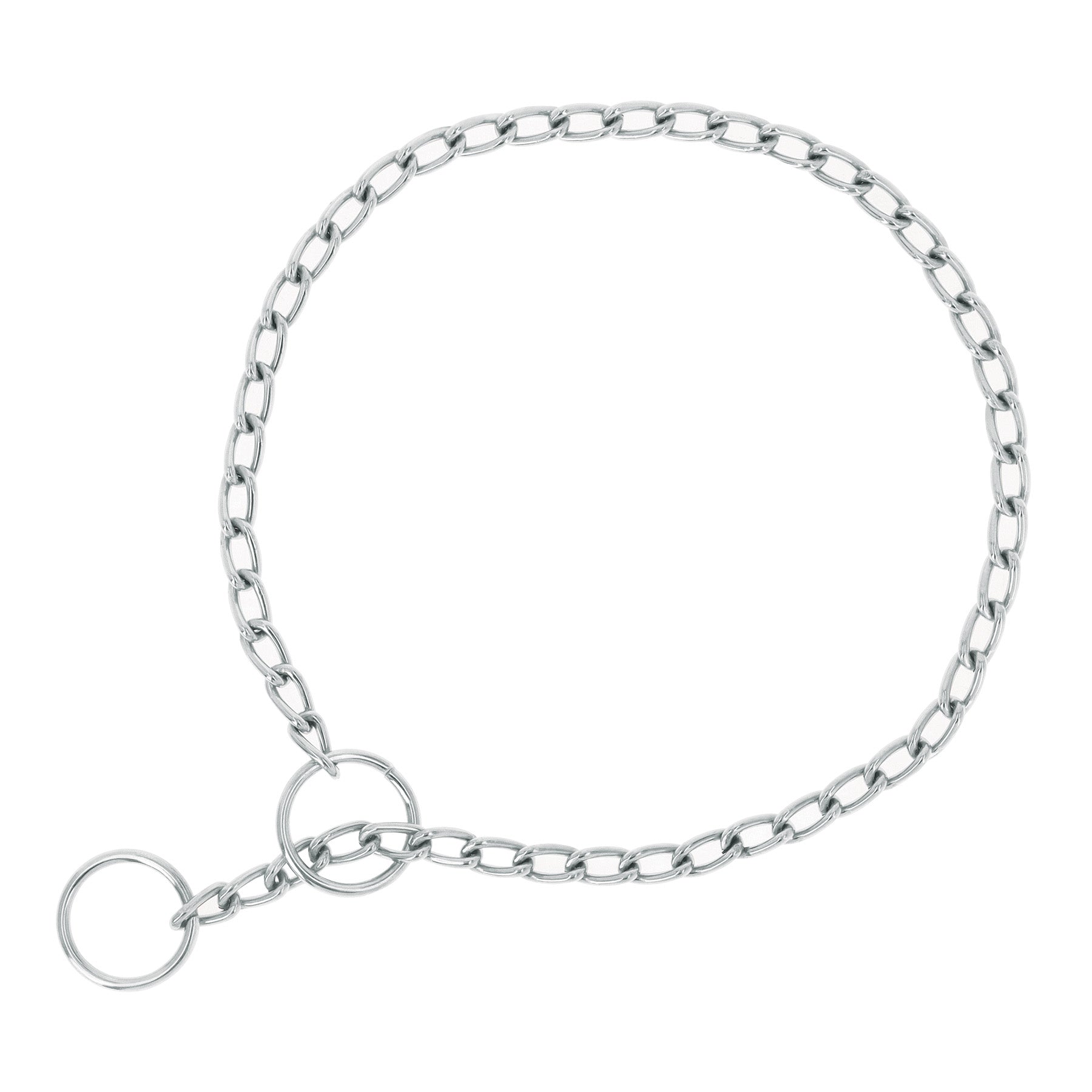 Collar de entrenamiento para perro, 45 cm, eslabón 2 mm