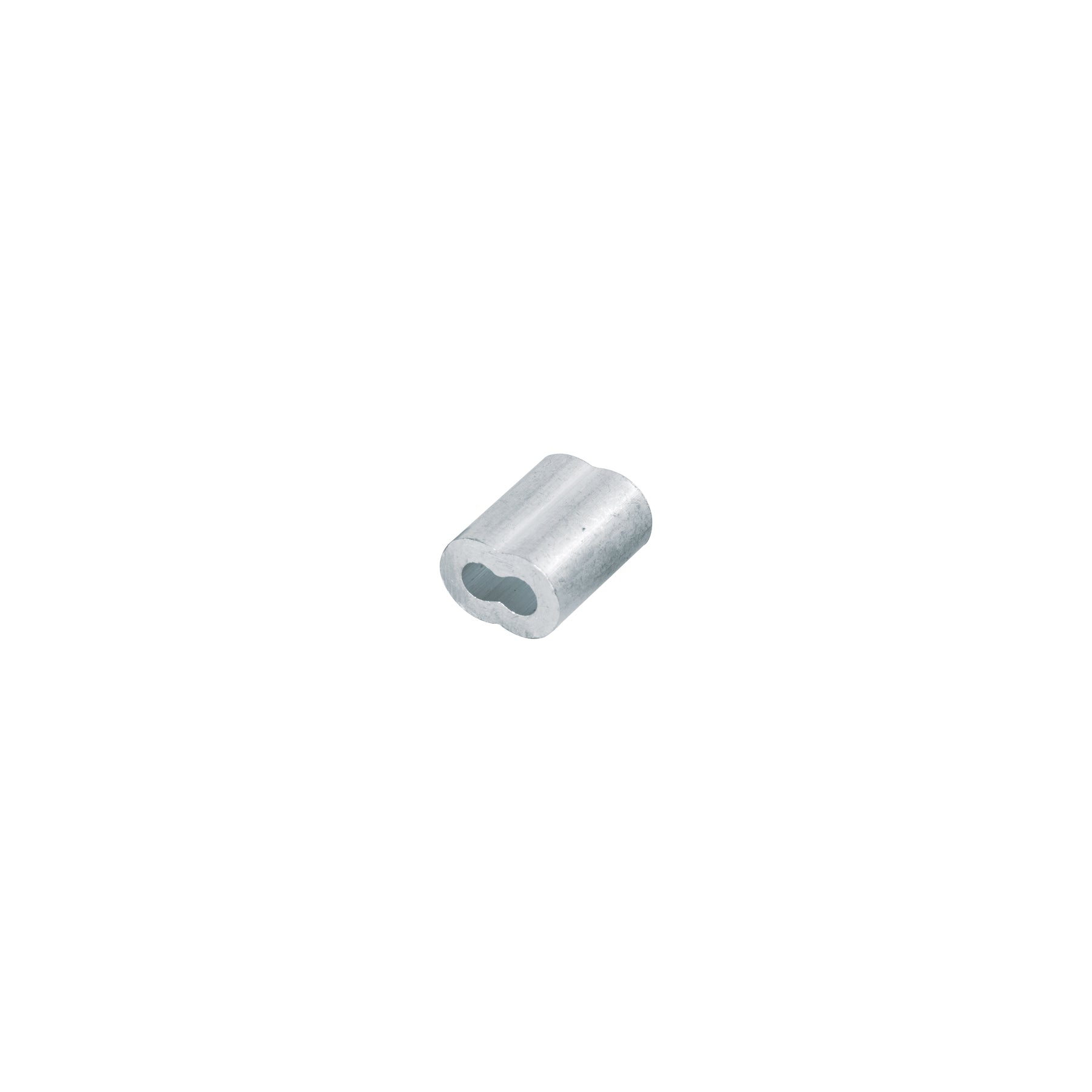 Bolsa con 50 casquillos dobles de aluminio, 1/8", Fiero