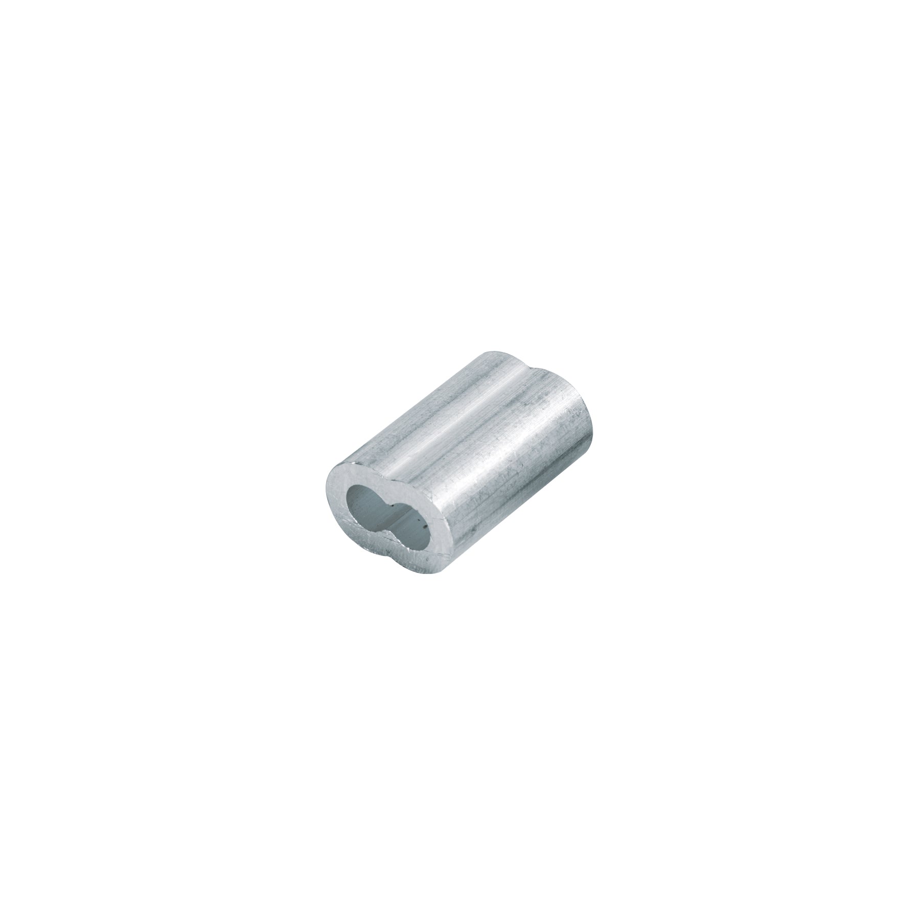 Bolsa con 50 casquillos dobles de aluminio, 3/16", Fiero