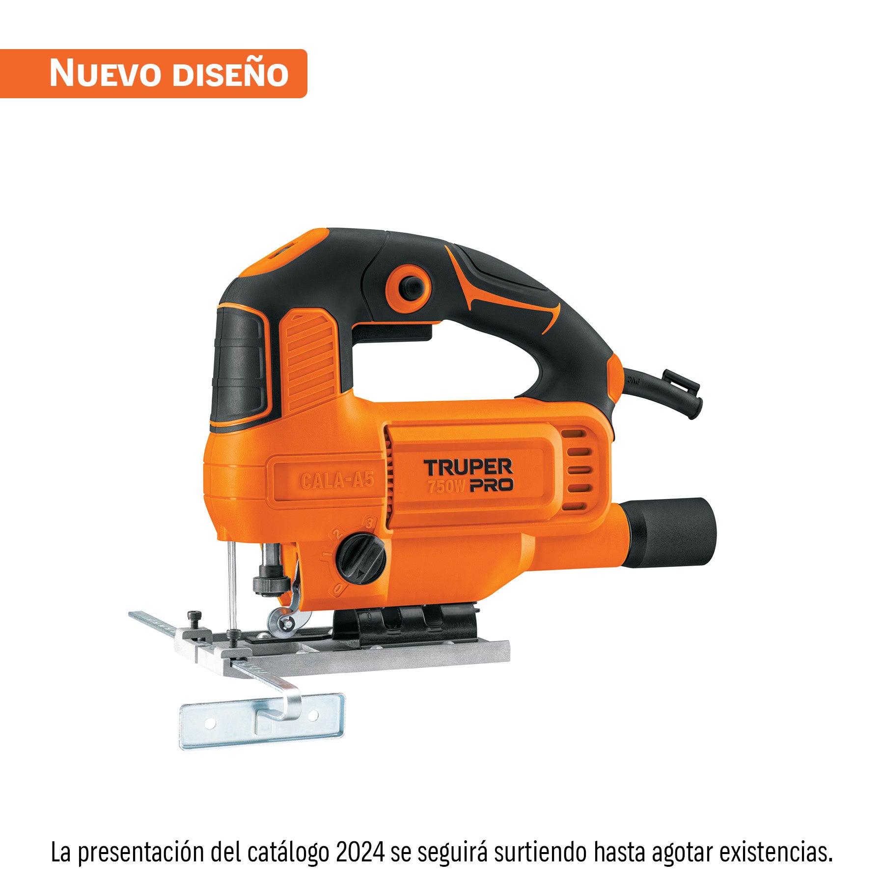 Sierra caladora 750W 5.9 A vel. variable, Truper PRO