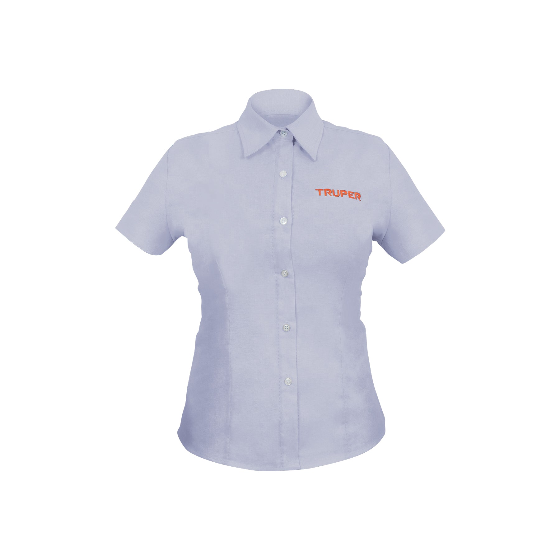 Camisa manga corta para mujer, azul, CH, Truper
