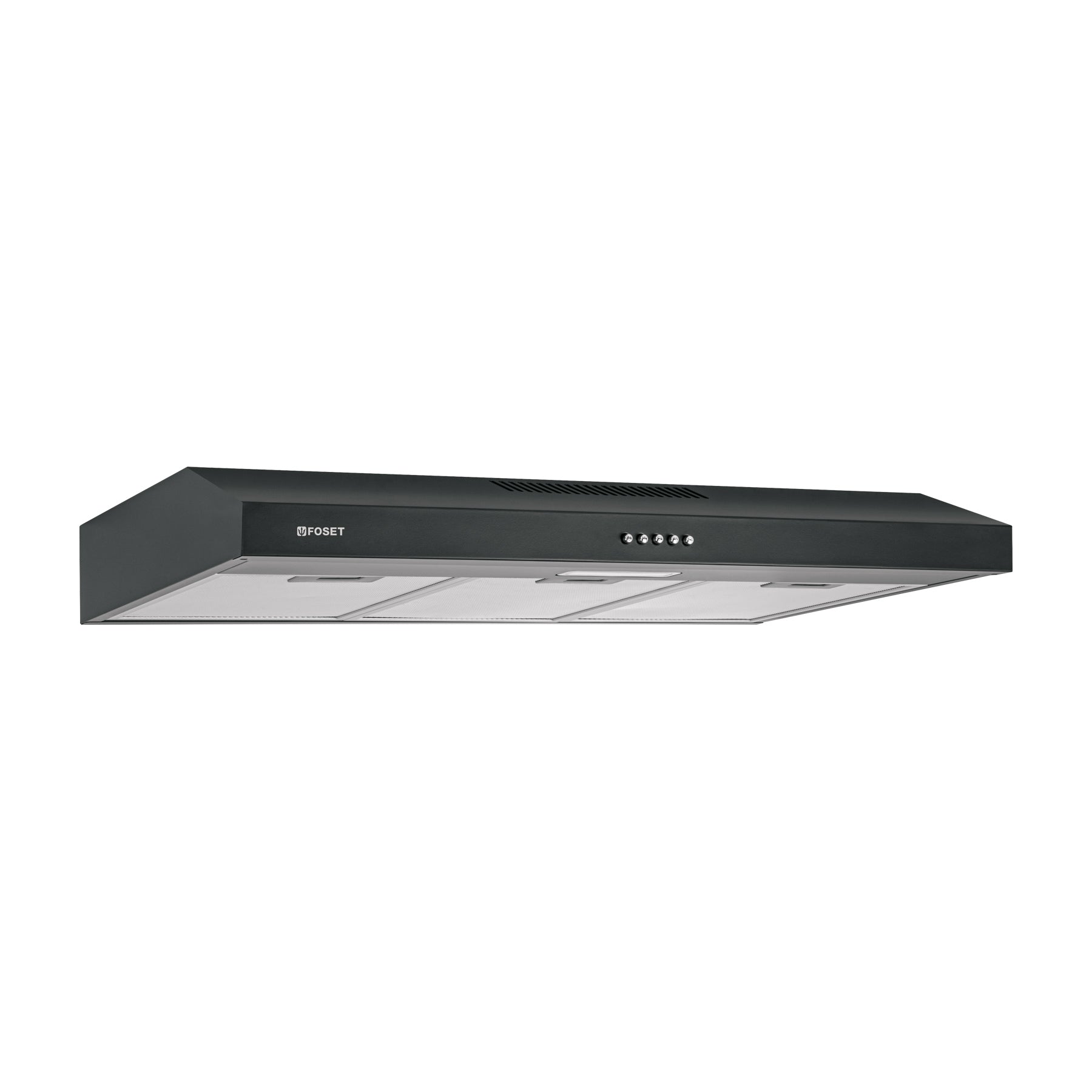 Campana extractora 80 cm, empotrable, negra, Foset, CAME-80M, 49487