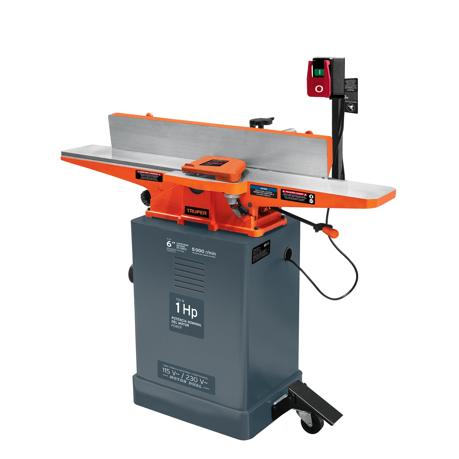 Canteadora de piso 6", 1 HP (750 W), Truper