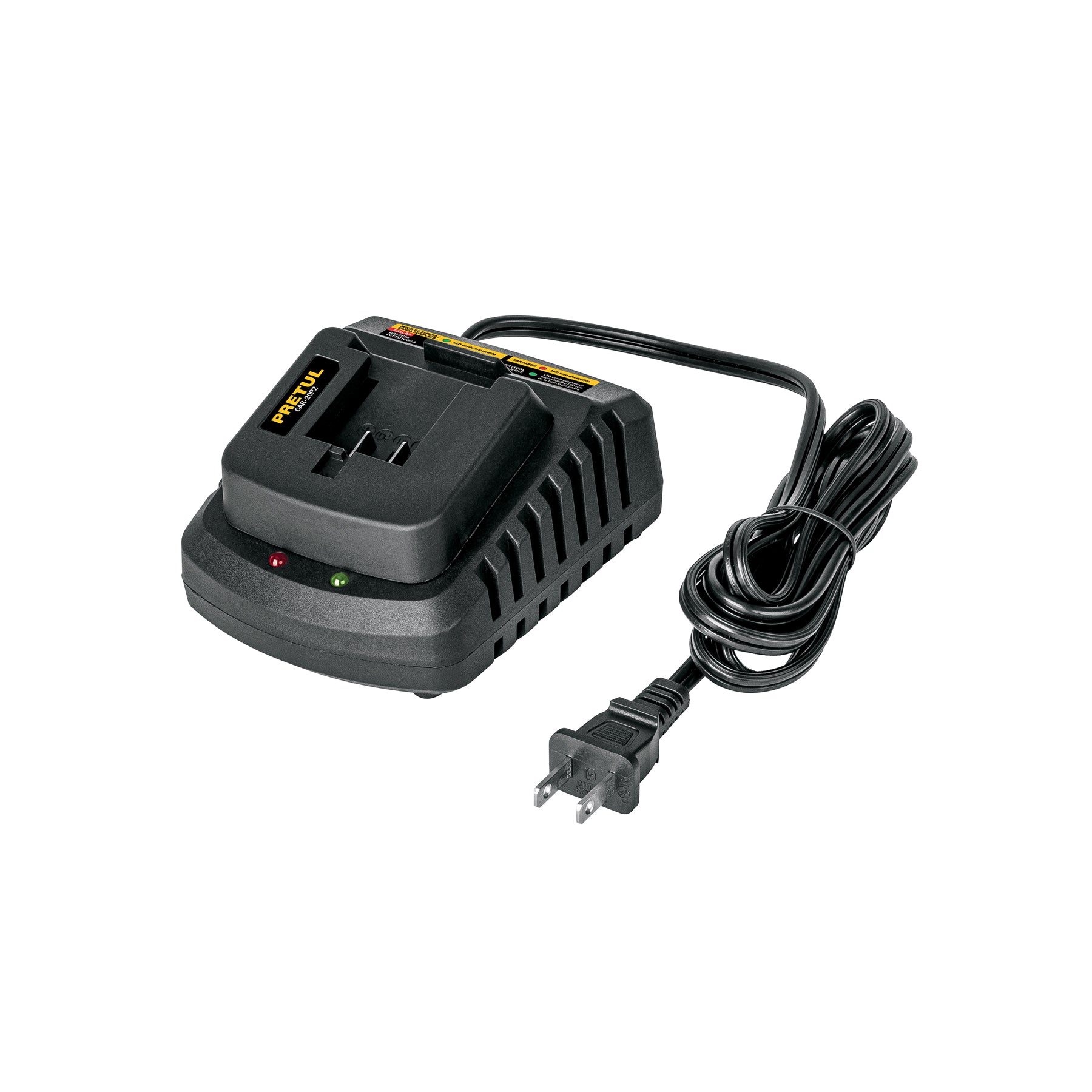 Cargador de baterías de ion litio 20V, Pretul, CAR-20P2, 29025