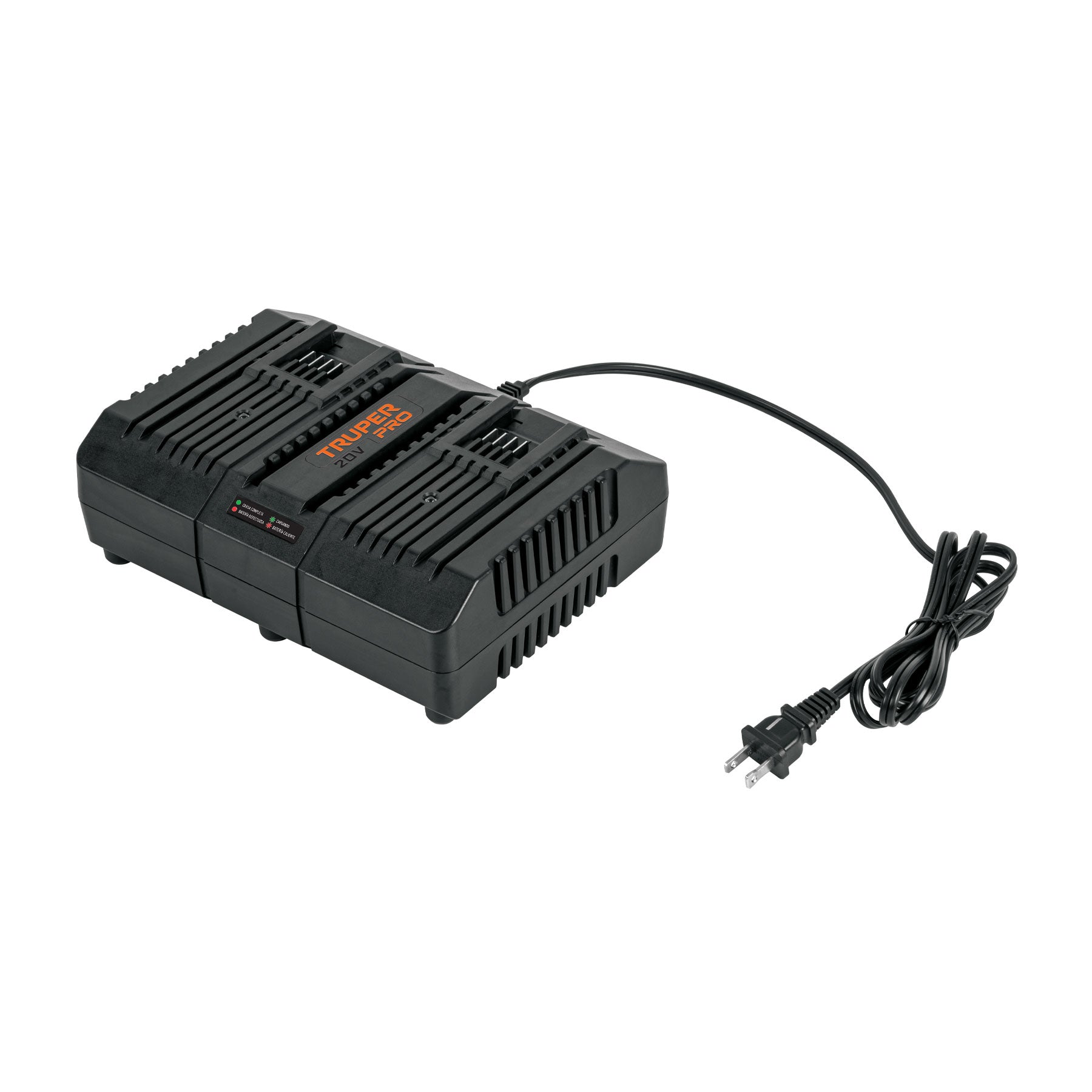 Cargador dual de baterías de ion litio 20V, Truper PRO