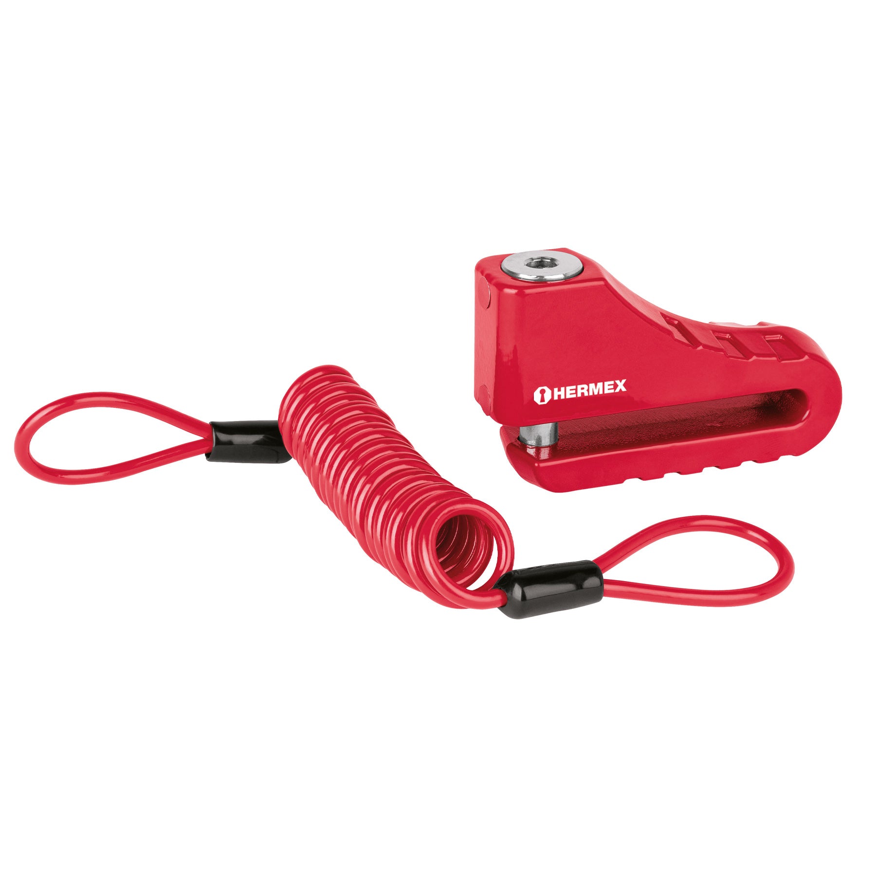 Candado para freno de disco motocicleta, 10mm, Hermex