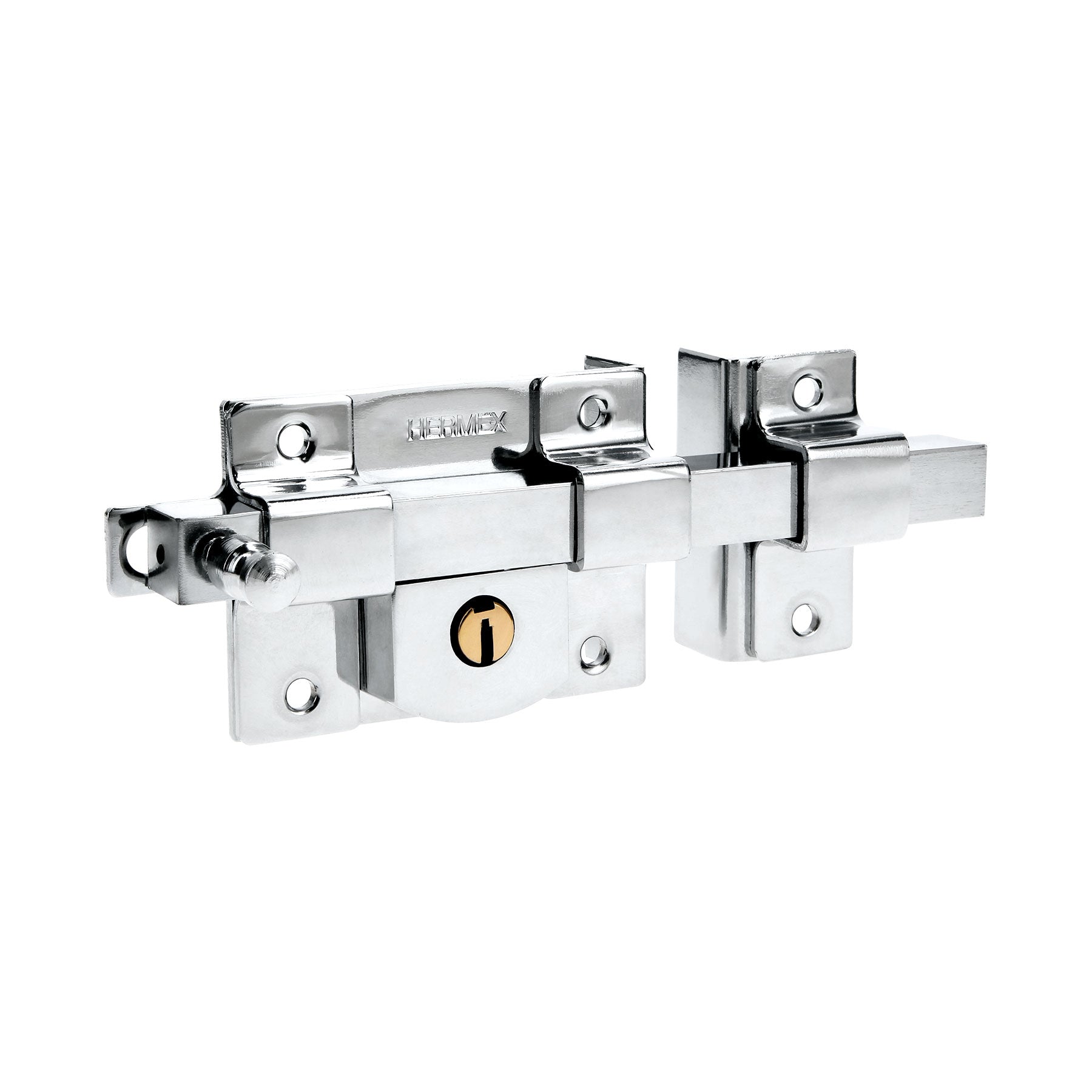 Cerradura de barra fija, derecha, blíster, Hermex, CB-40DB, 43506