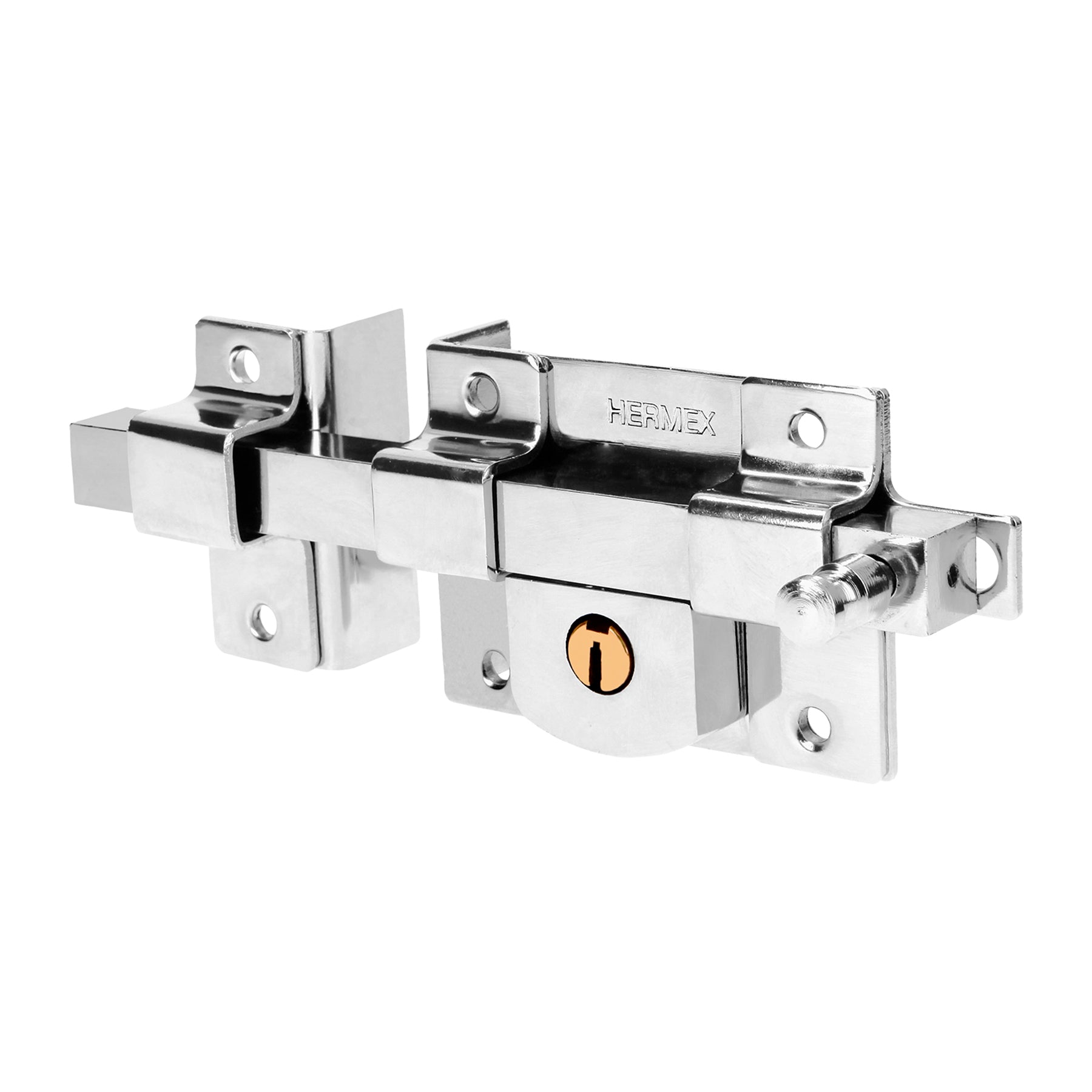 Cerradura de barra fija, izquierda, blíster, Hermex, CB-40IB, 43508