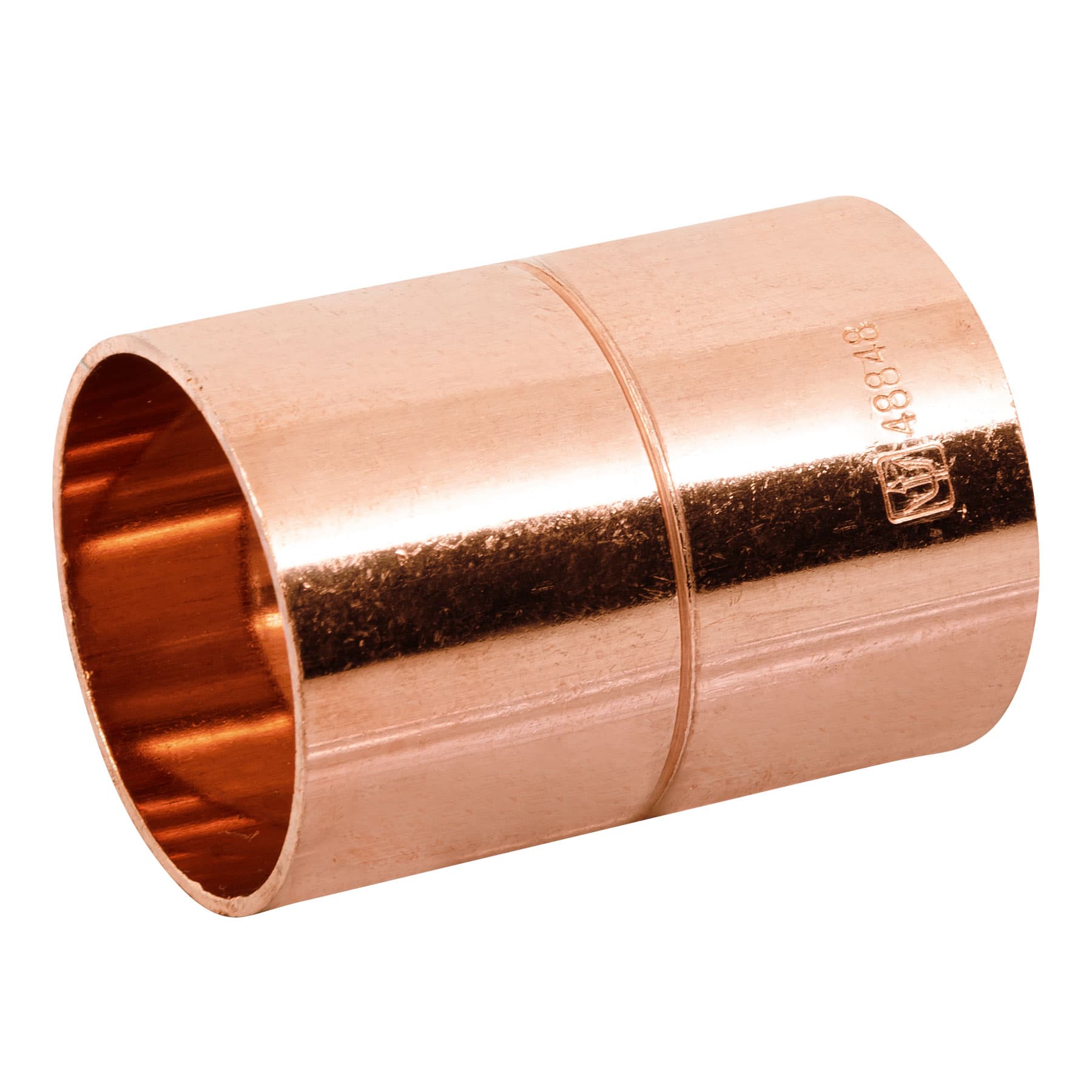 Cople de cobre 1-1/4", con ranura, Foset, CC-264, 48848