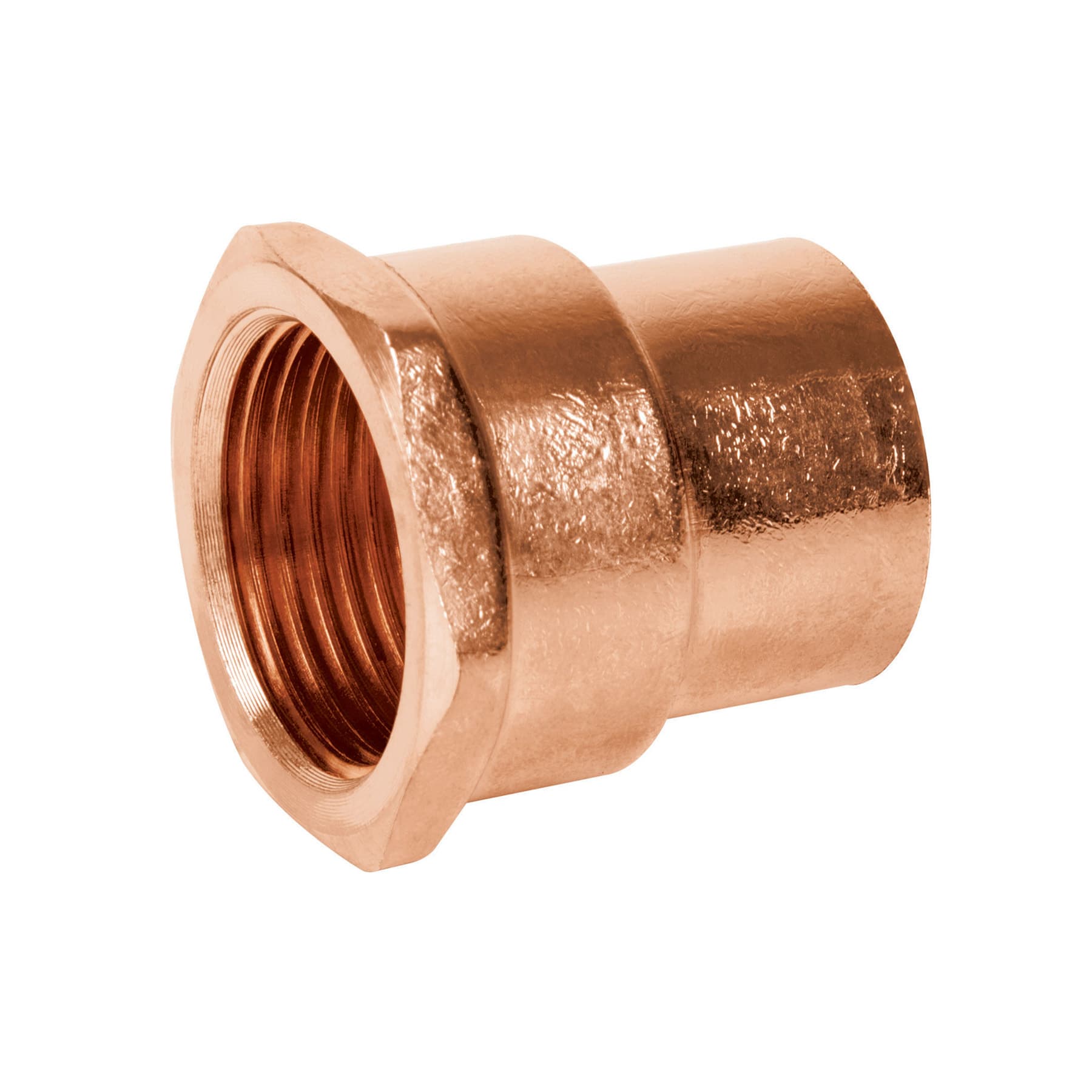 Conector de cobre, rosca interior 3/4", Foset
