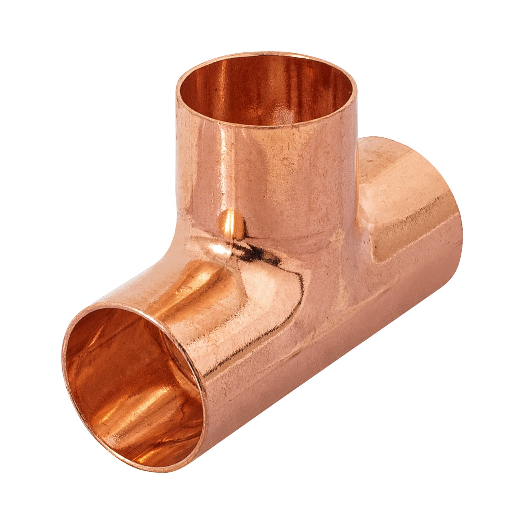 Tee sencilla de cobre 1/2", Foset