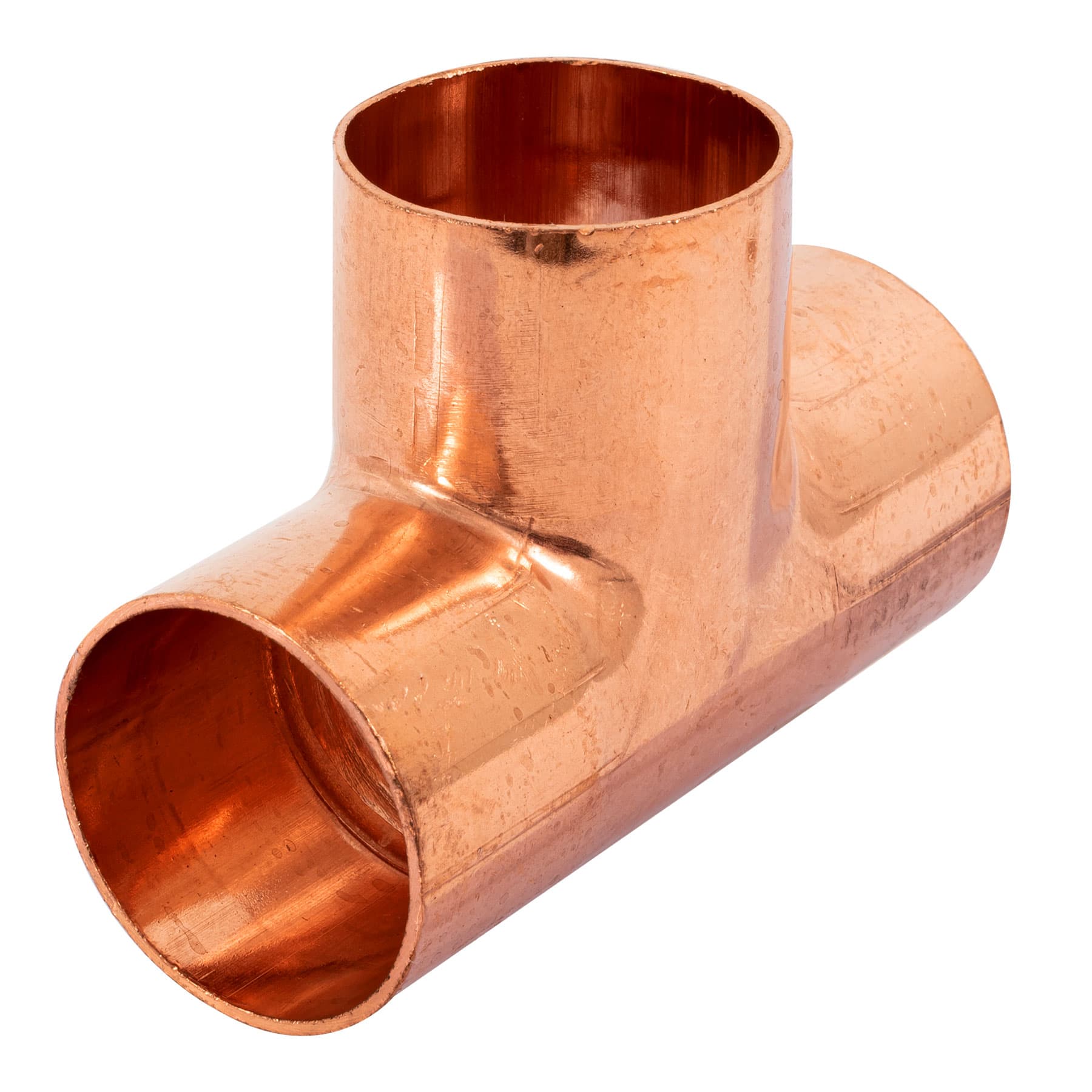 Tee sencilla de cobre 1-1/4", Foset