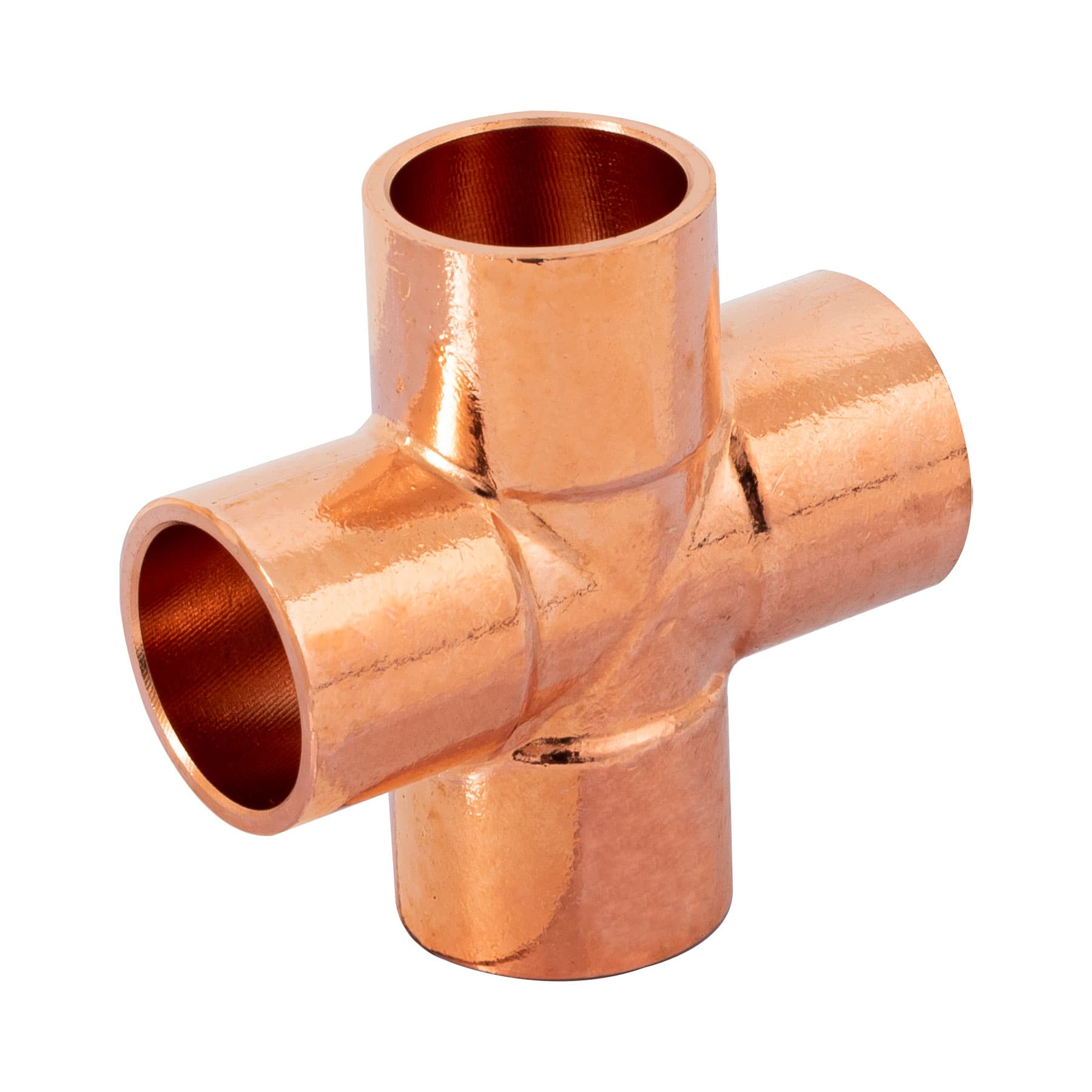 Cruz sencilla de cobre 1/2", Foset, CC-771, 48889