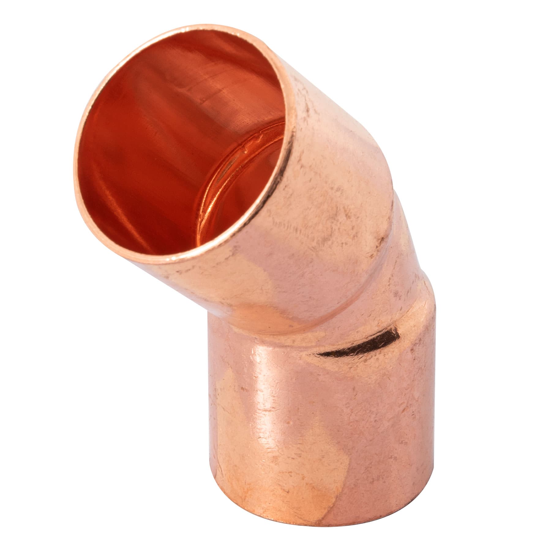 Codo 45∞ de cobre de 1", Foset