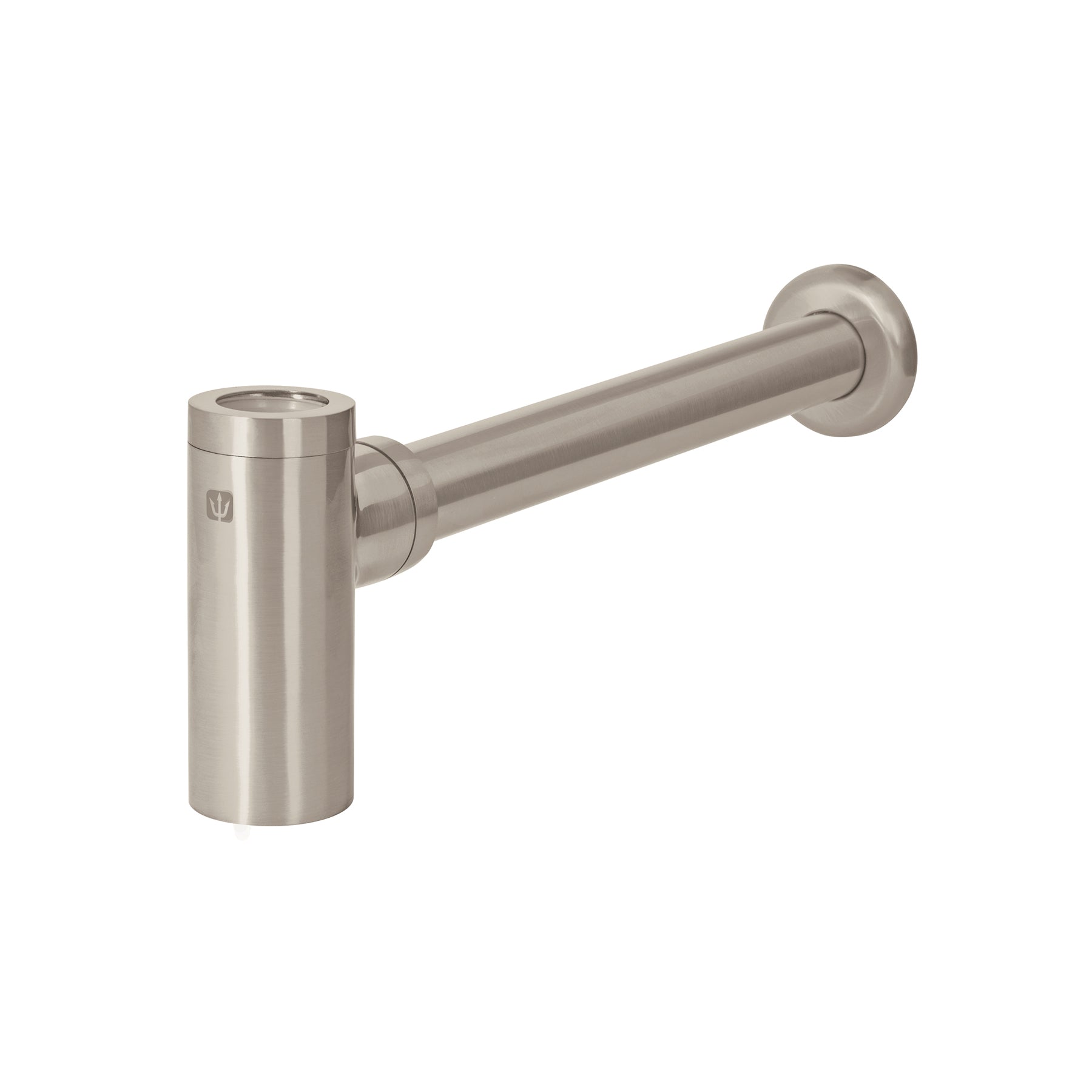 Céspol de bote minimalista 1 1/4", satín, para lavabo, Foset, CE-212N, 45284