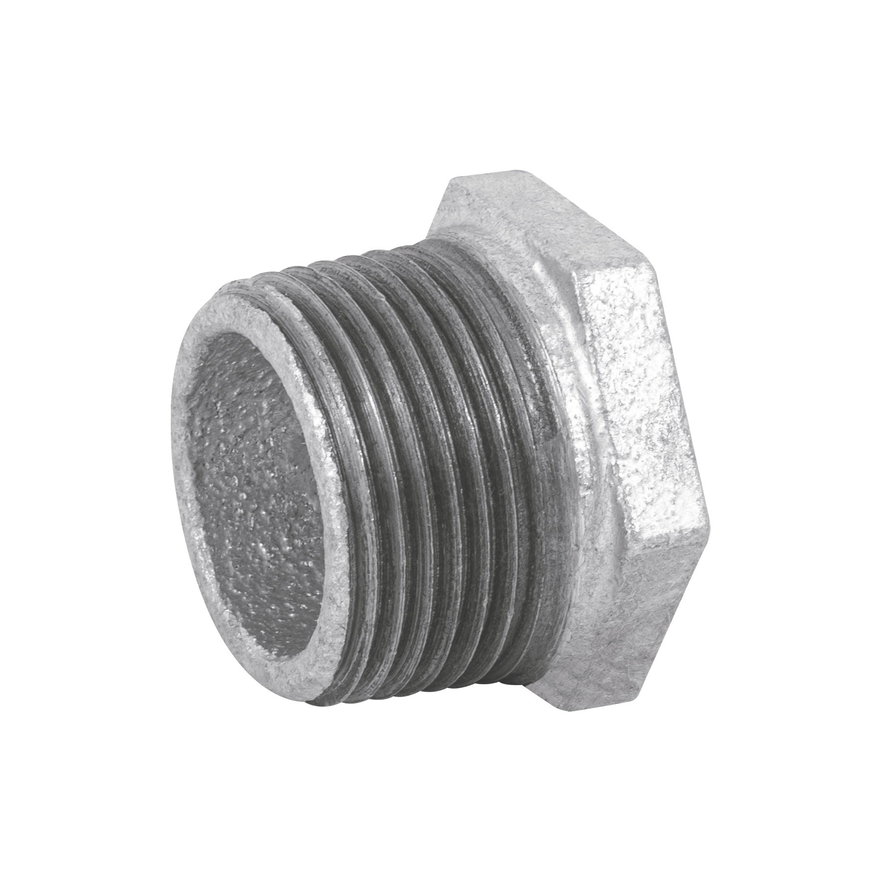 Reducción bushing acero galvanizado 1"x1/2", Foset