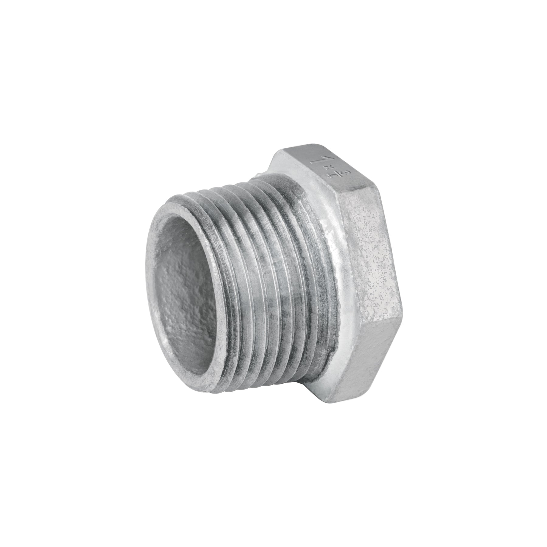 Reducción bushing acero galvanizado 1"x 3/4", Foset