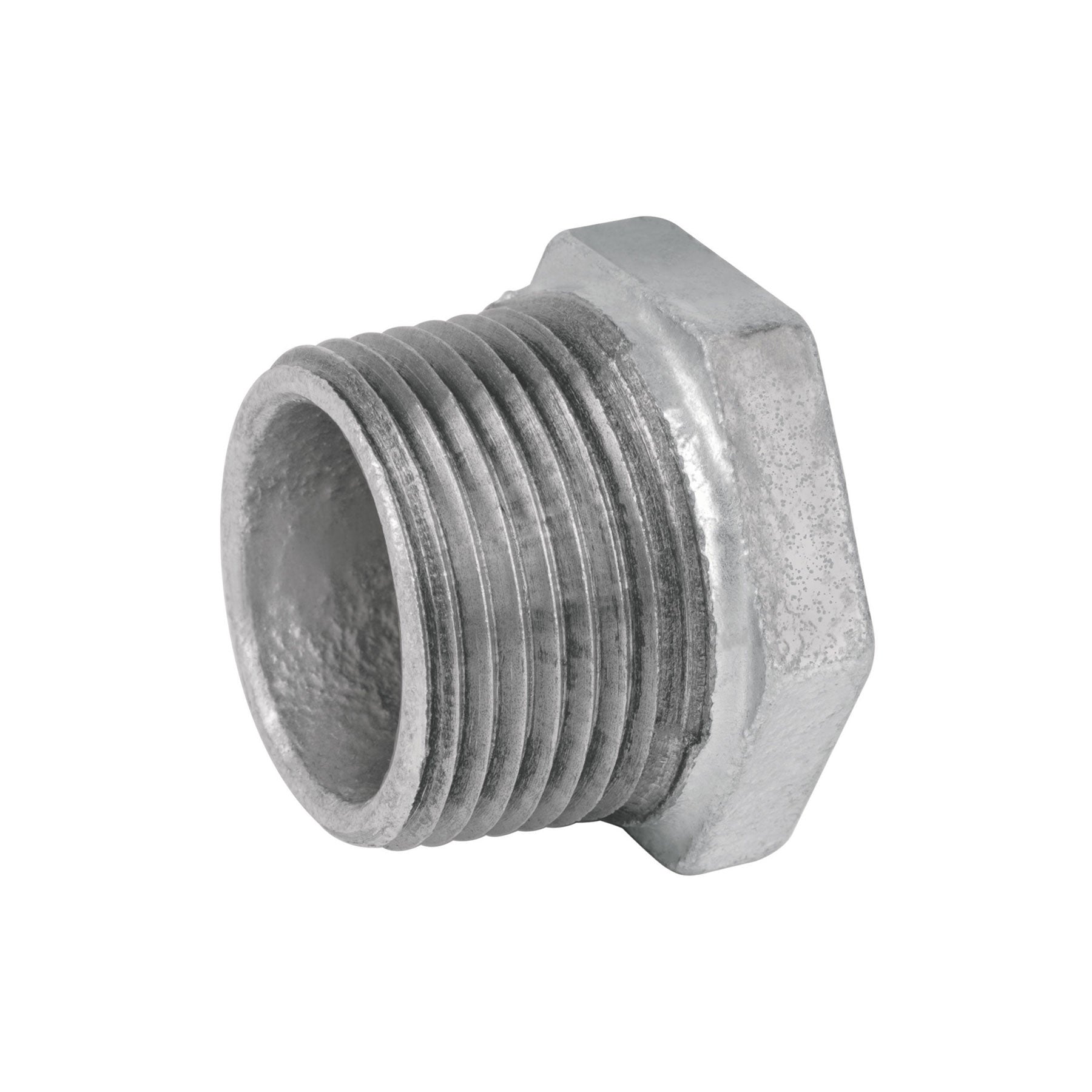 Reducción bushing acero galvanizado 1"x 3/4", Foset