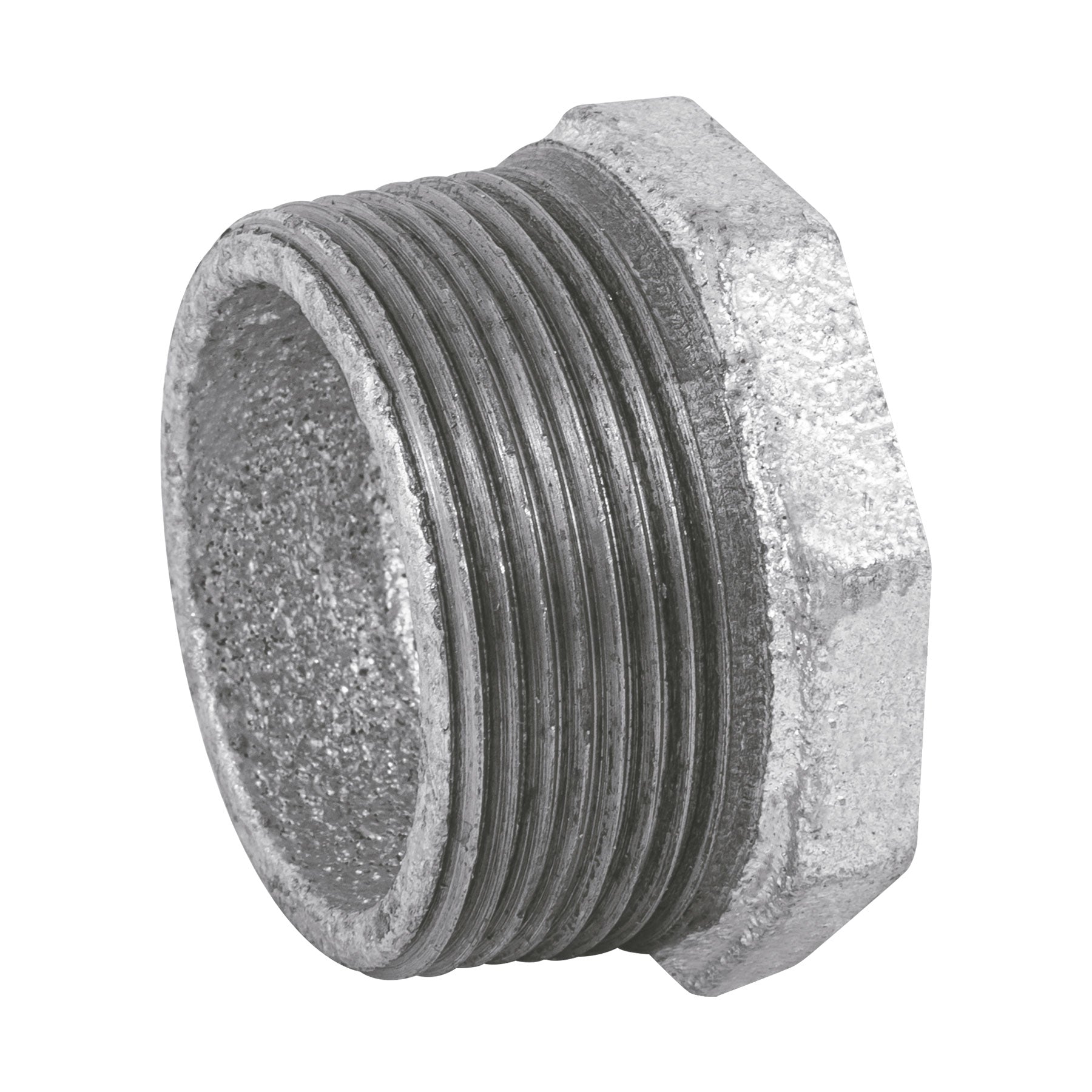 Reducción bushing acero galvanizado 1-1/2 x 1", Foset