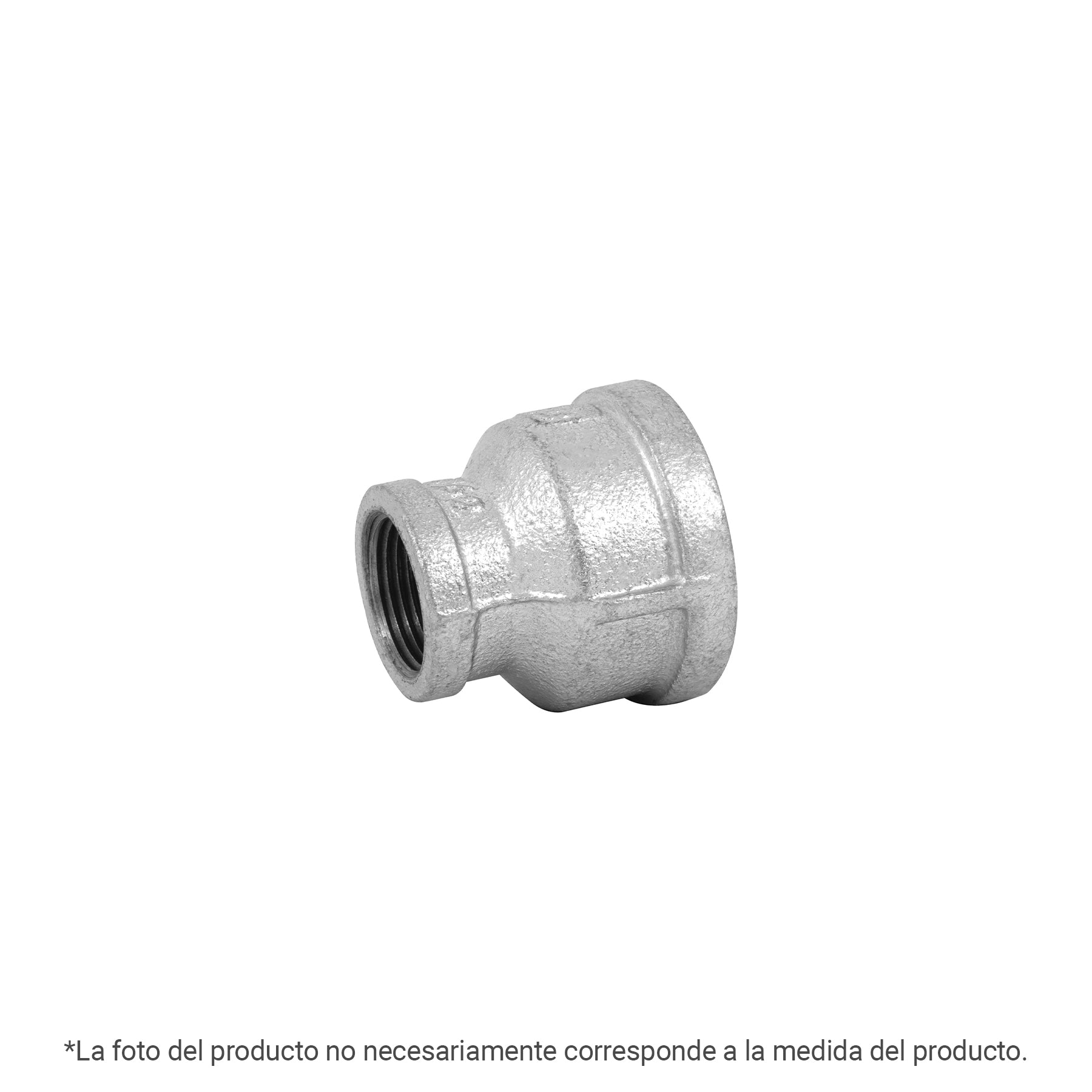 Reducción campana acero galvanizado 2x1-1/4", Foset