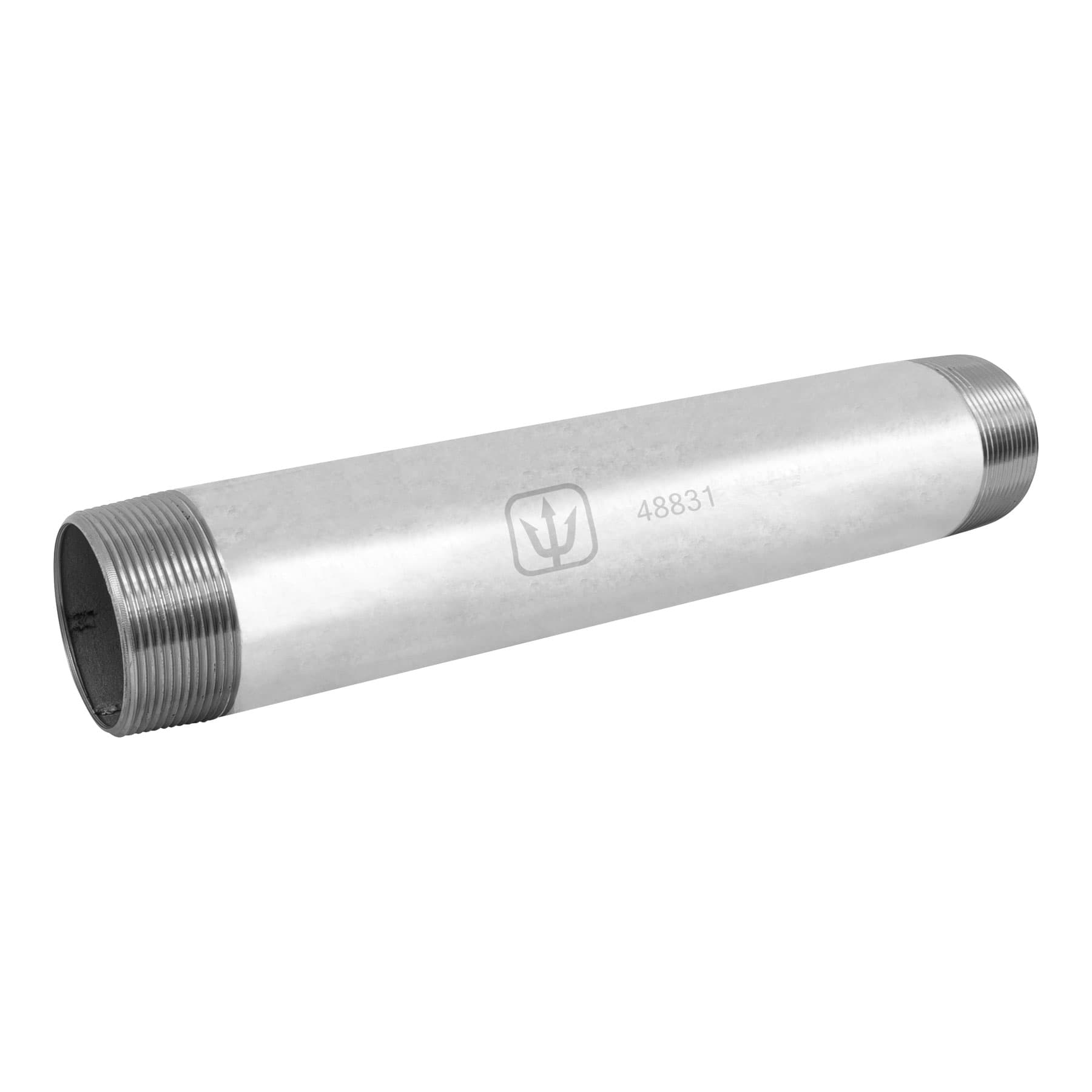 Niple de acero galvanizado 1-1/4 x 6", Foset