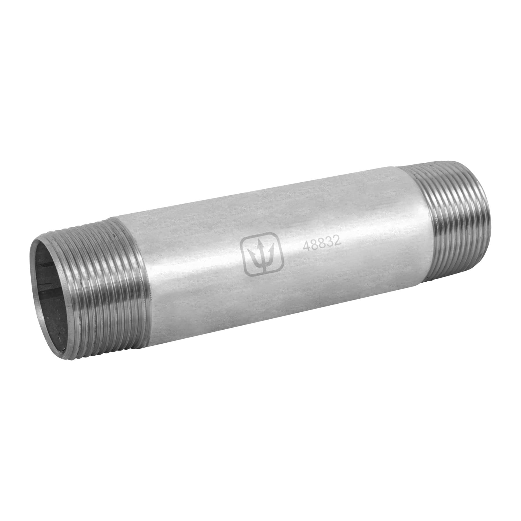 Niple de acero galvanizado 1-1/4 x 8", Foset