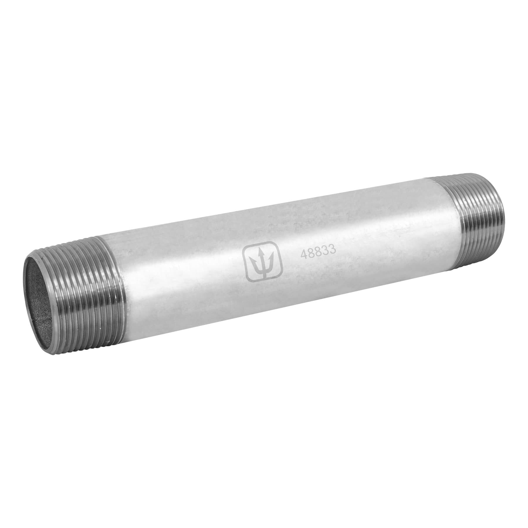 Niple de acero galvanizado 1-1/4 x 10", Foset