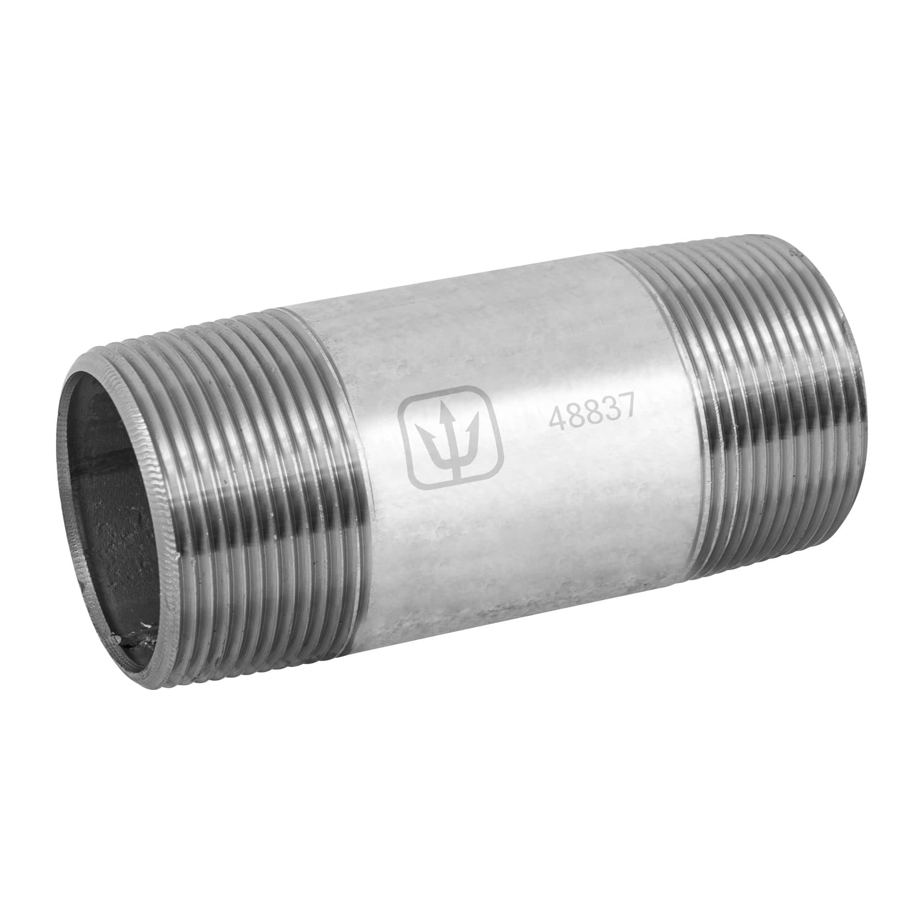 Niple de acero galvanizado 1-1/2 x 4", Foset