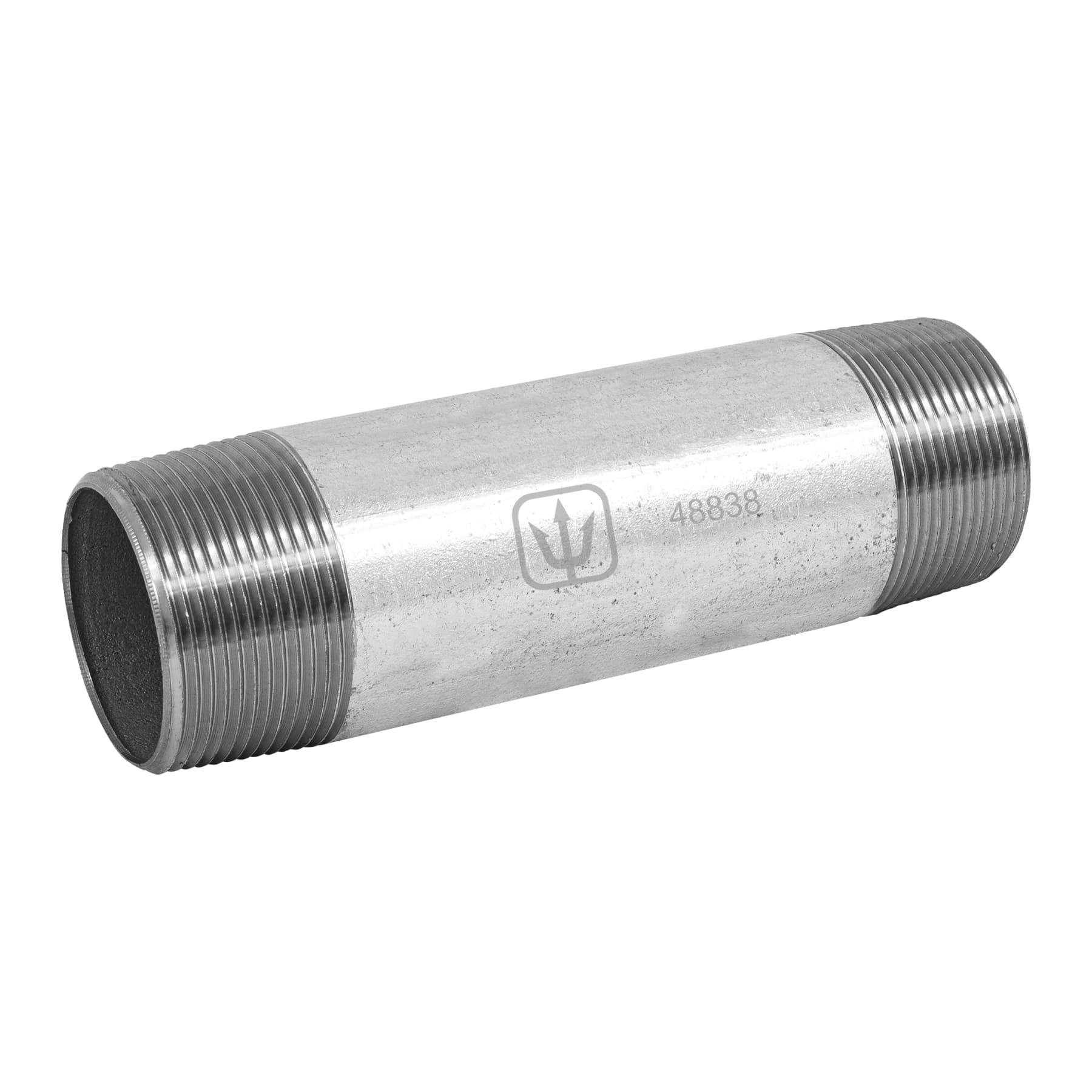 Niple de acero galvanizado 1-1/2 x 6", Foset