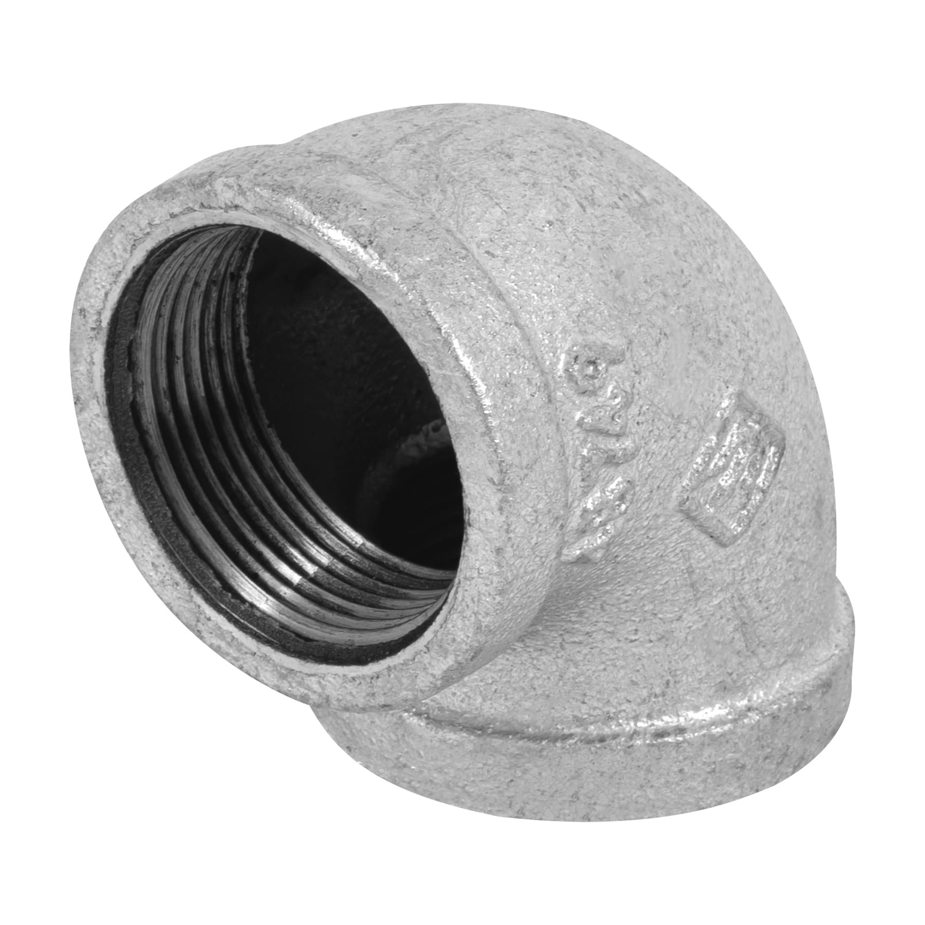 Codo 90∞ acero galvanizado de 1-1/4", Foset