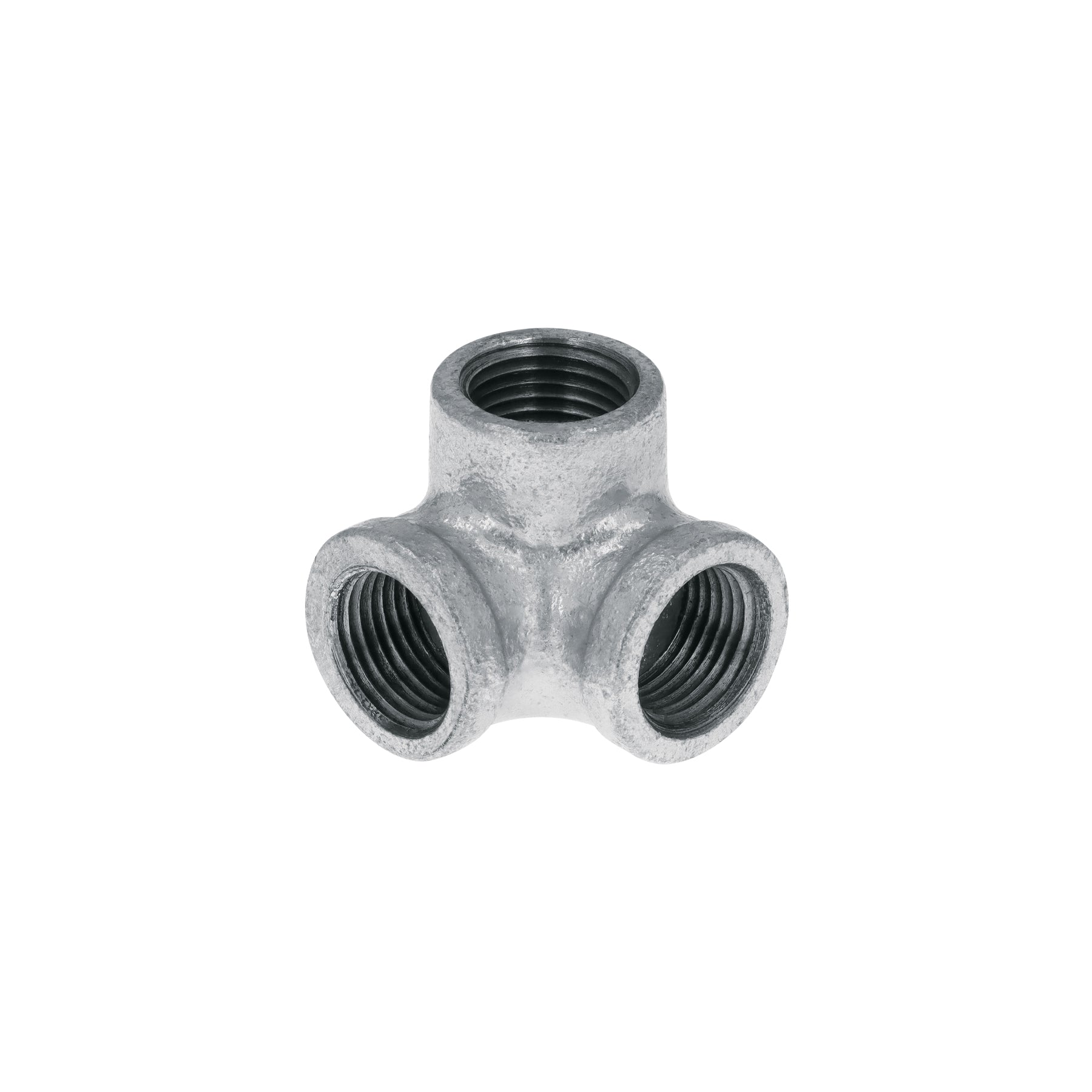 Codo rincón acero galvanizado de 1/2", Foset