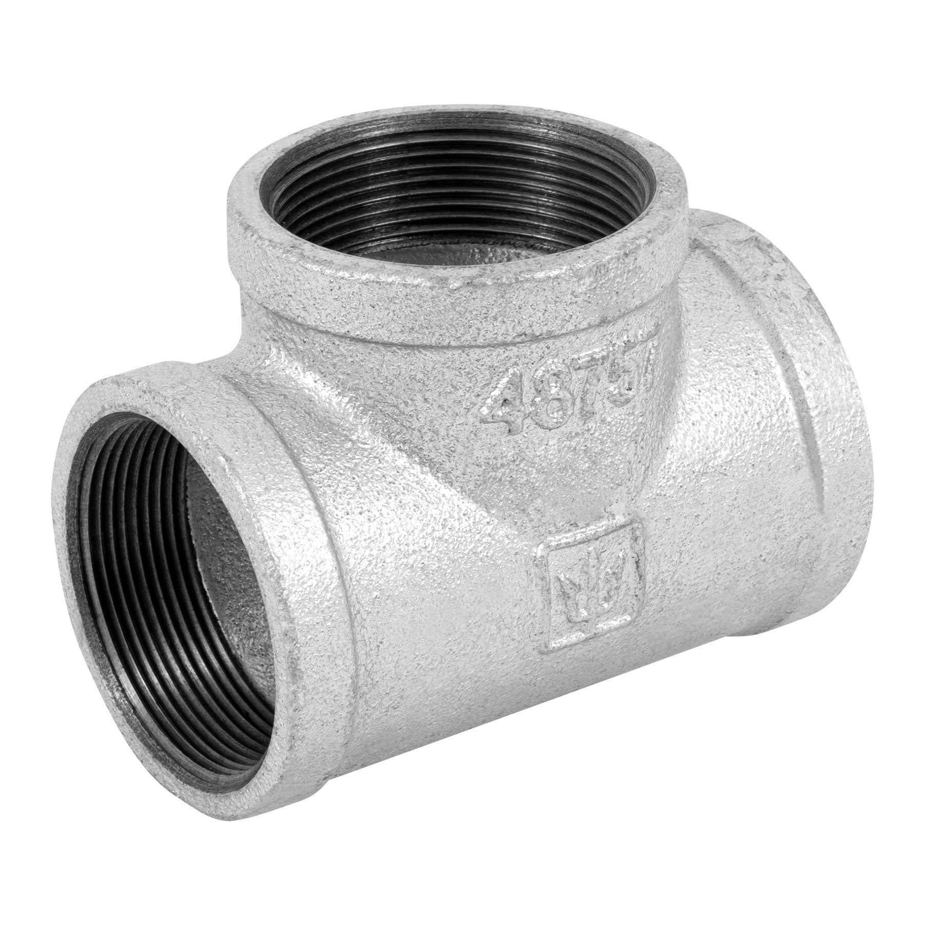 Tee sencilla 2" acero galvanizado, Foset