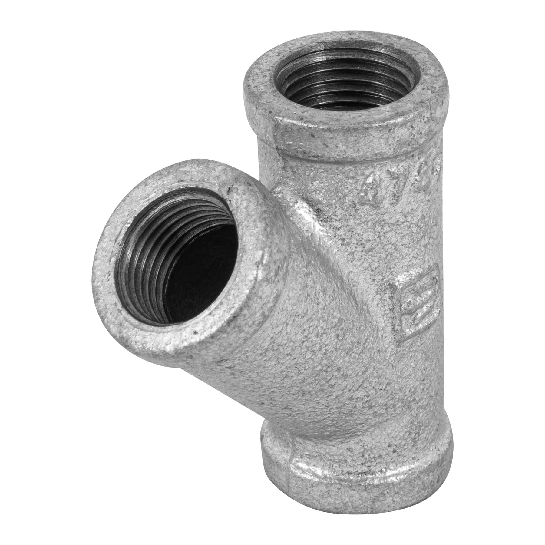 Yee sencilla 1/2" acero galvanizado, Foset