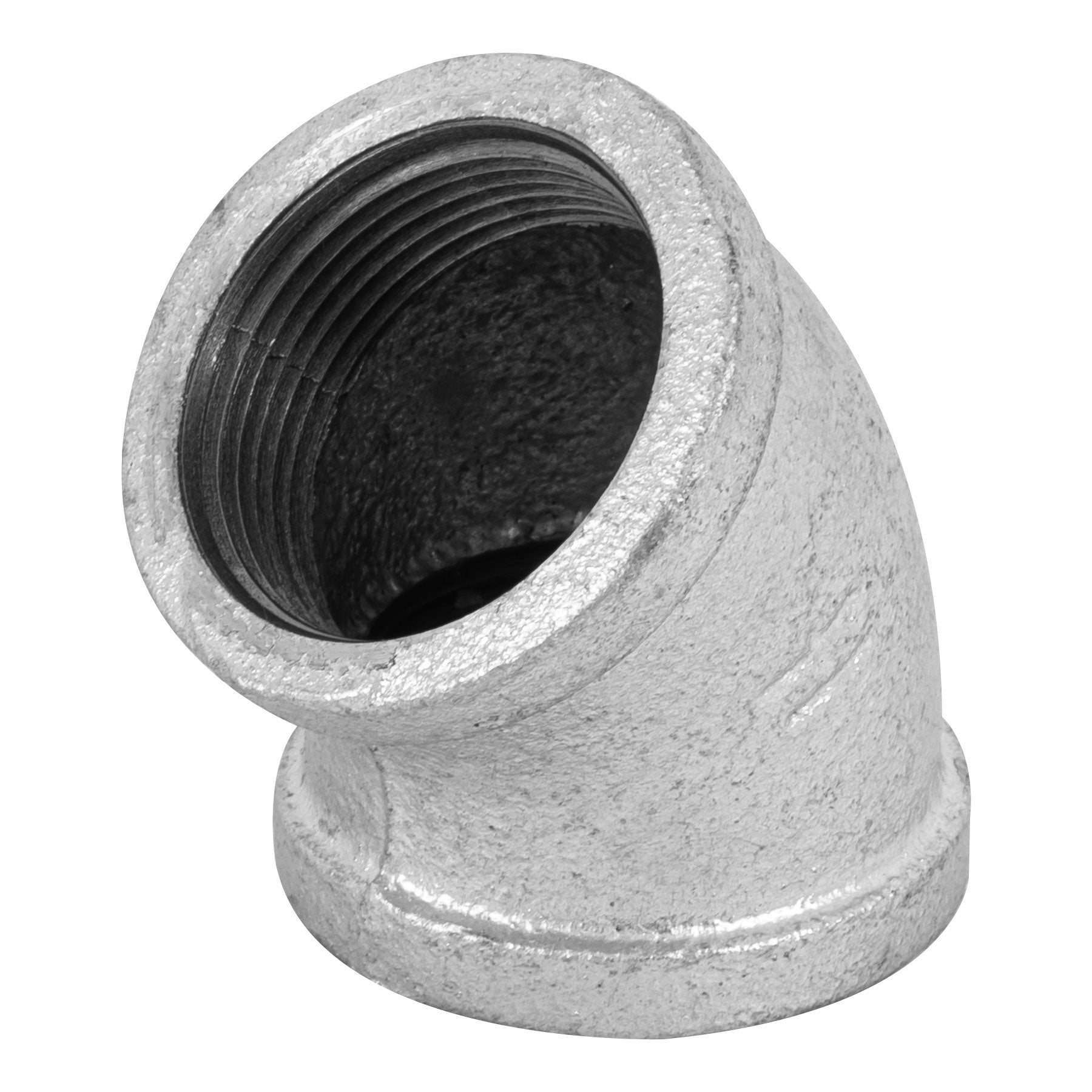 Codo 45∞ acero galvanizado de 1-1/4", Foset