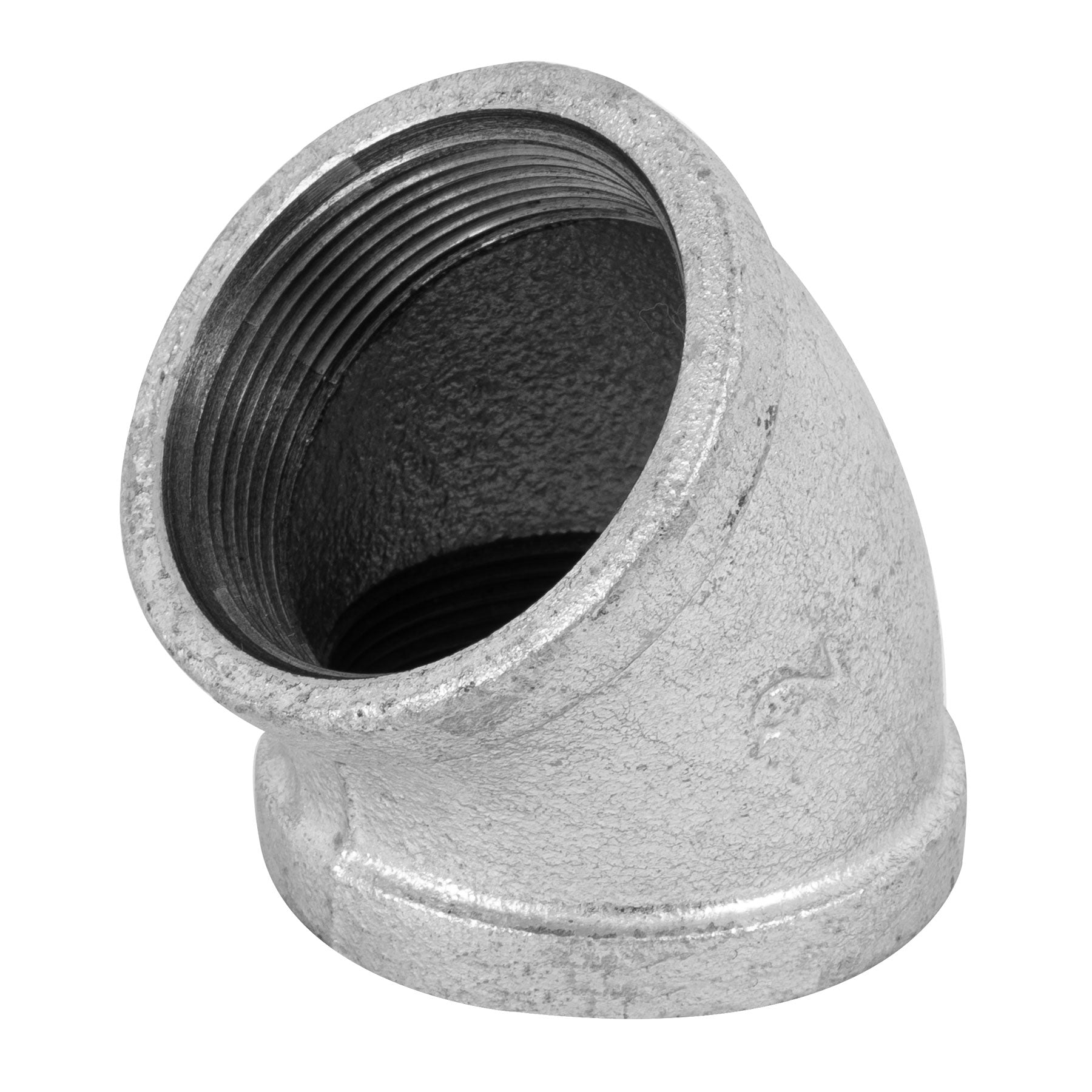Codo 45∞ acero galvanizado de 2", Foset