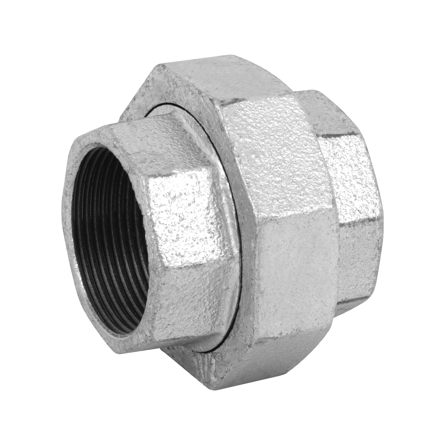 Tuerca unión 1-1/2" acero galvanizado, Foset