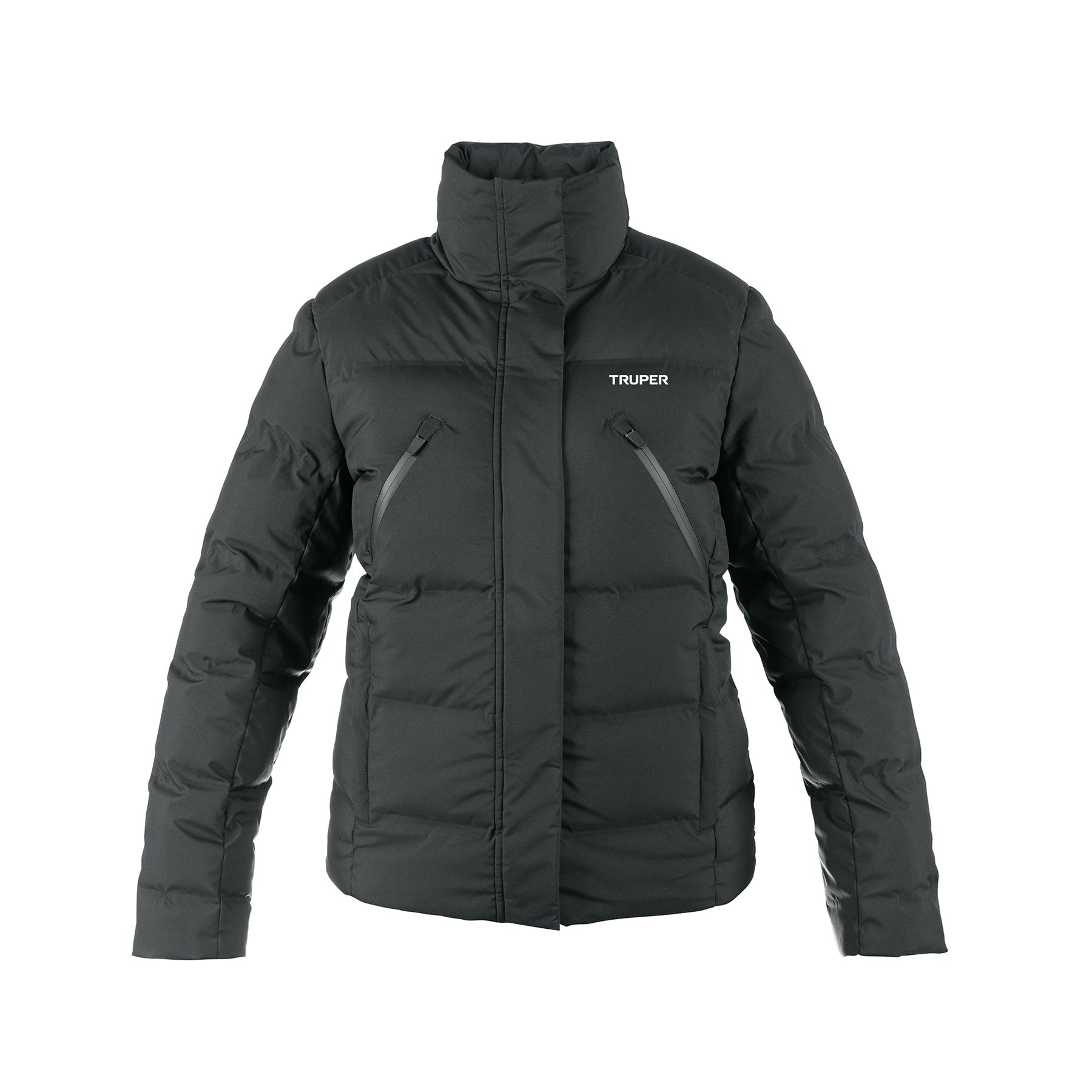 Chamarra acolchada térmica para mujer, negro, M, Truper