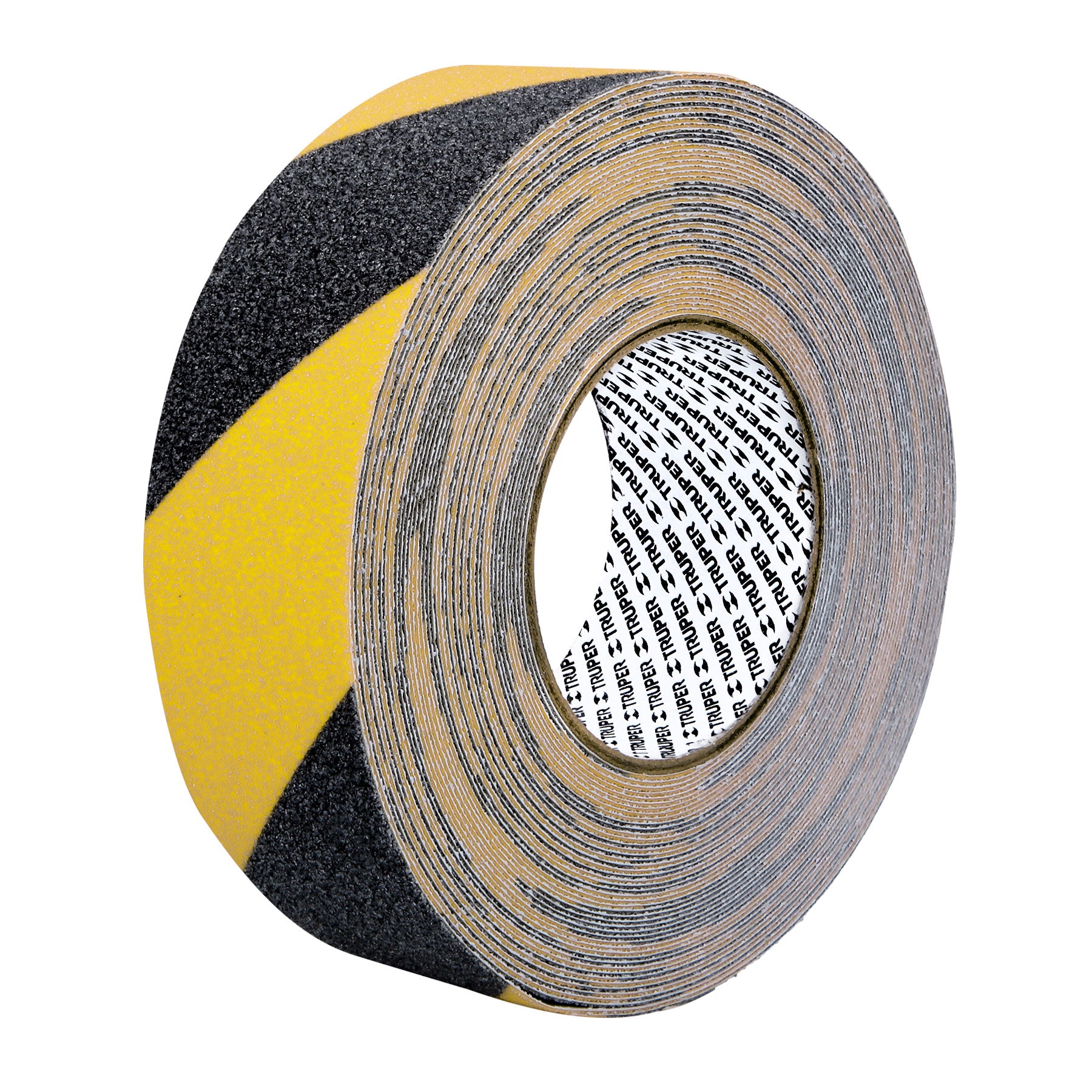 Rollo 18 m de cinta antiderrapante ama/negra 50mm con abrasivo