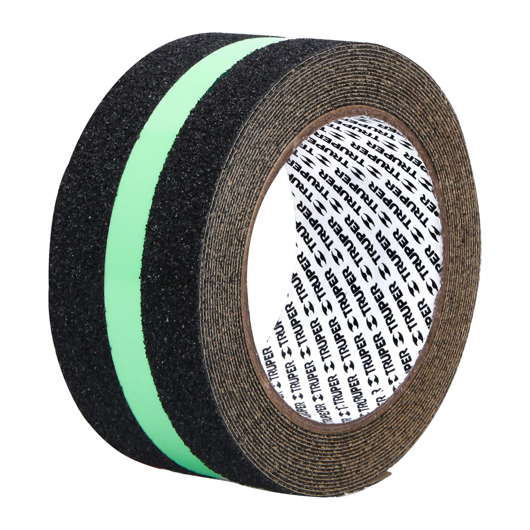 Rollo de 5 m cinta antiderrapante fotoluminiscente 50 mm abrasivo