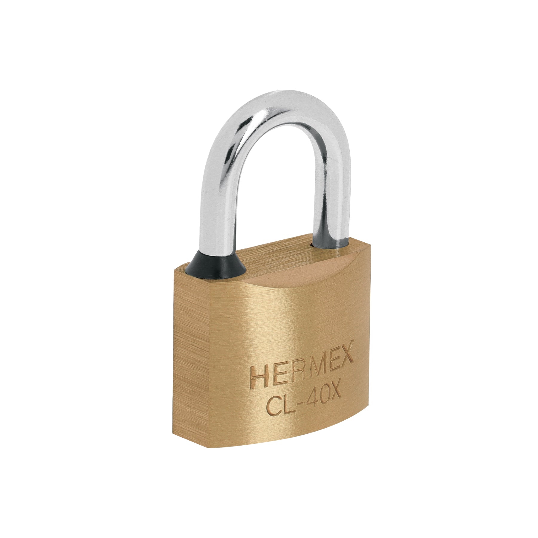 Candado de latón, 40mm, gancho corto, llave tetra, blister
