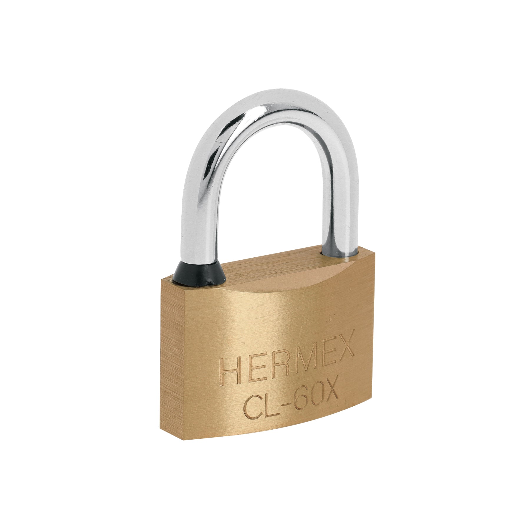 Candado de latón, 60mm, gancho corto, llave tetra, blister