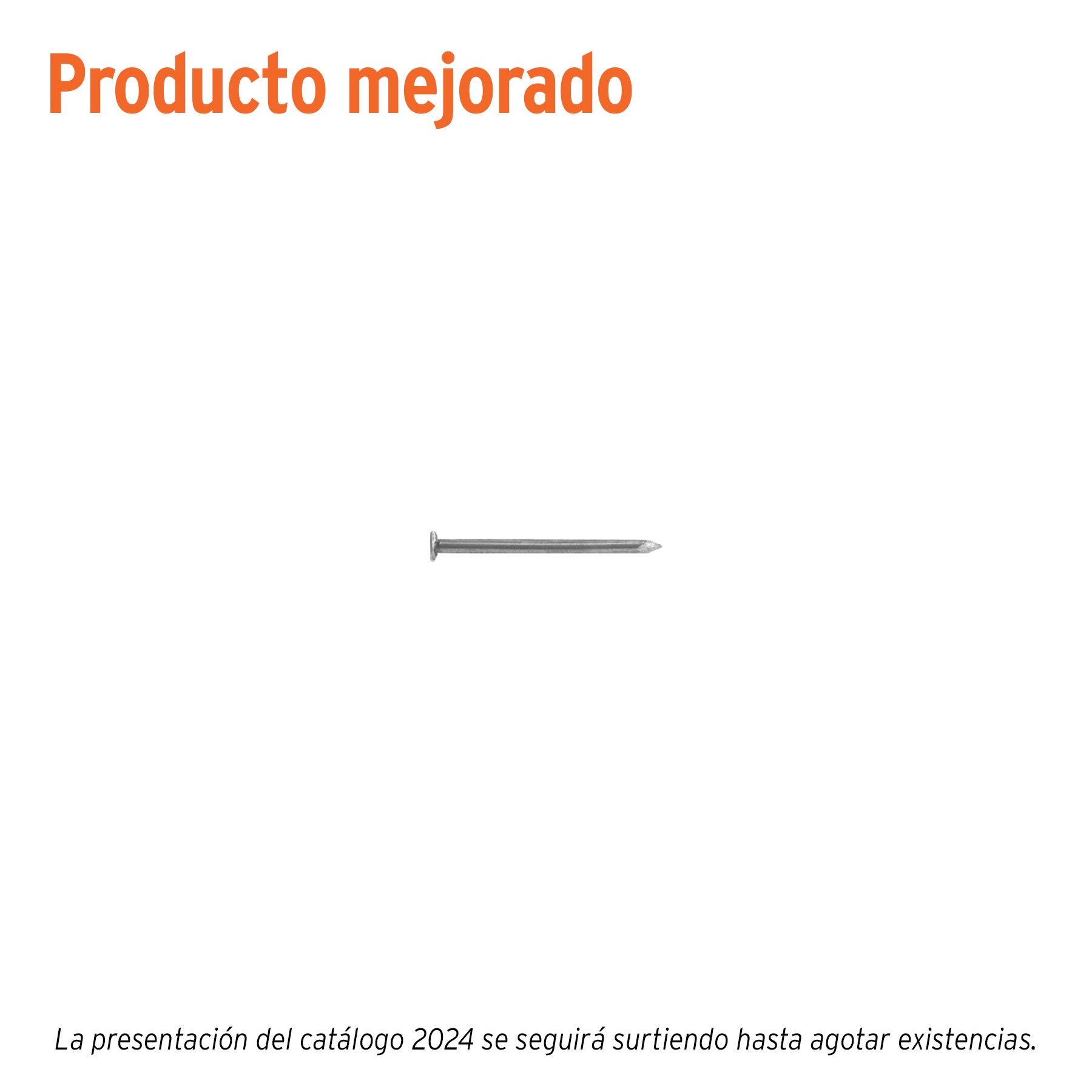 Bolsa con 1 kg de clavo estándar 1-1/4" con cabeza, Fiero