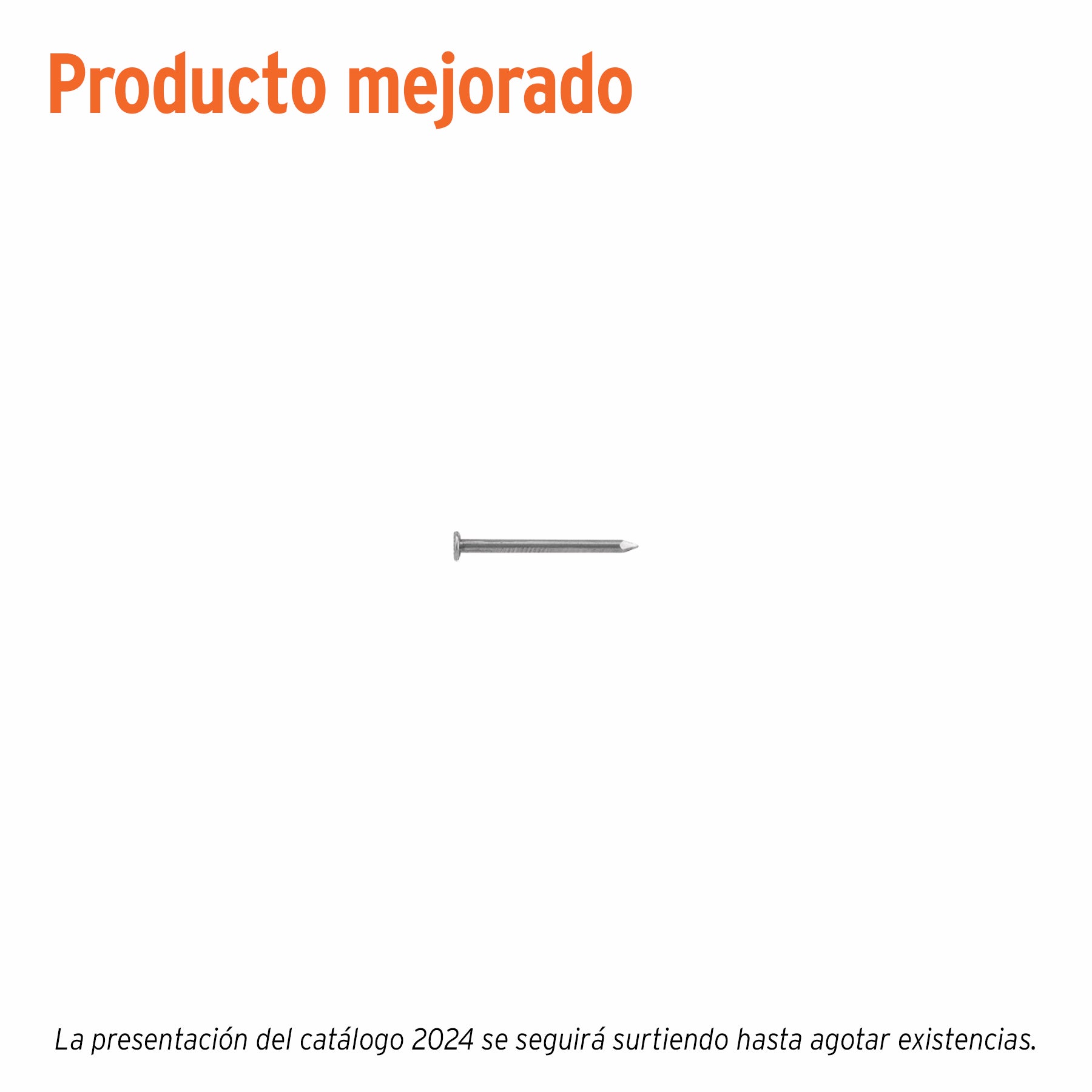 Bolsa con 1 kg de clavo estándar 1" con cabeza, Fiero