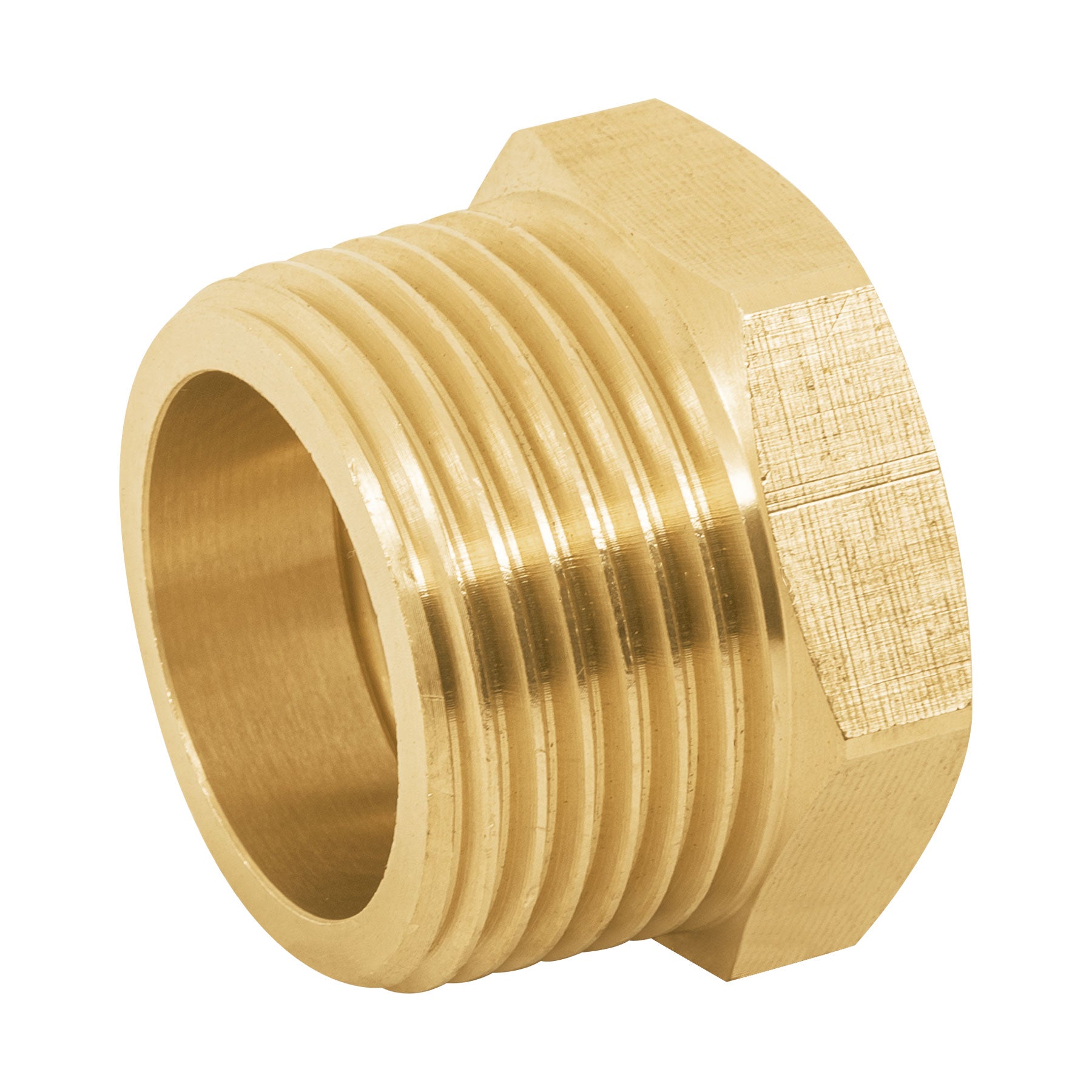 Reducción bushing de latón, 1" x 3/4", Foset